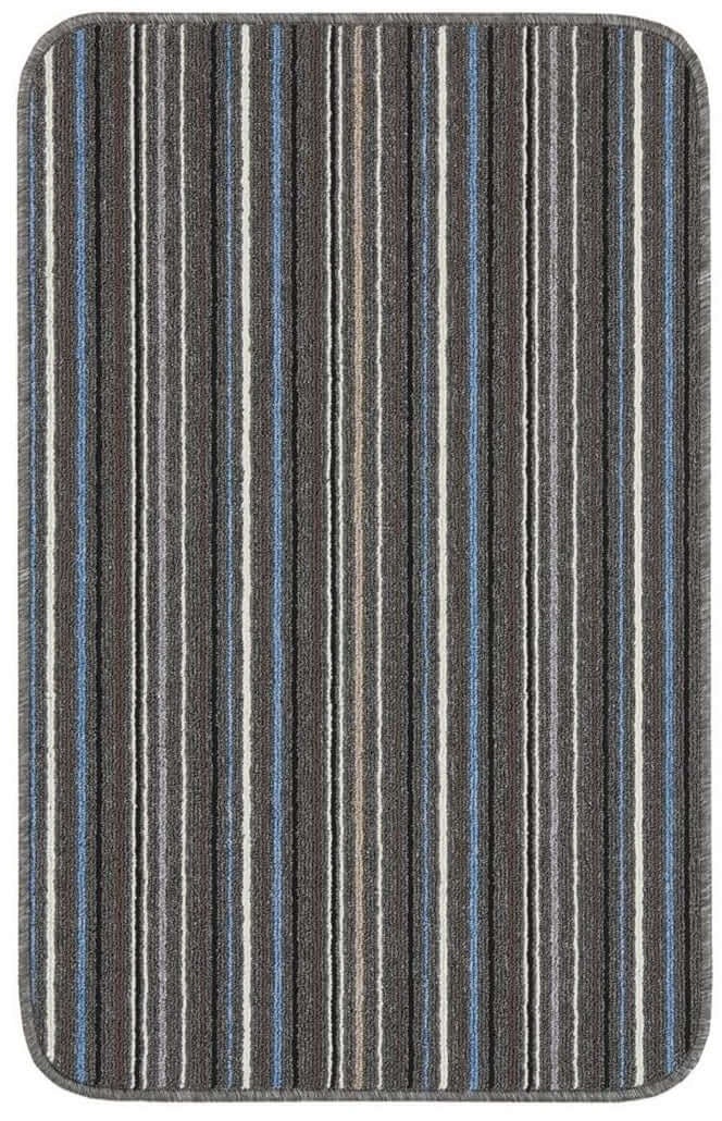 The Rugs Light/Blue Stockholm Lead/ Washable Mat - 57X90 Cm