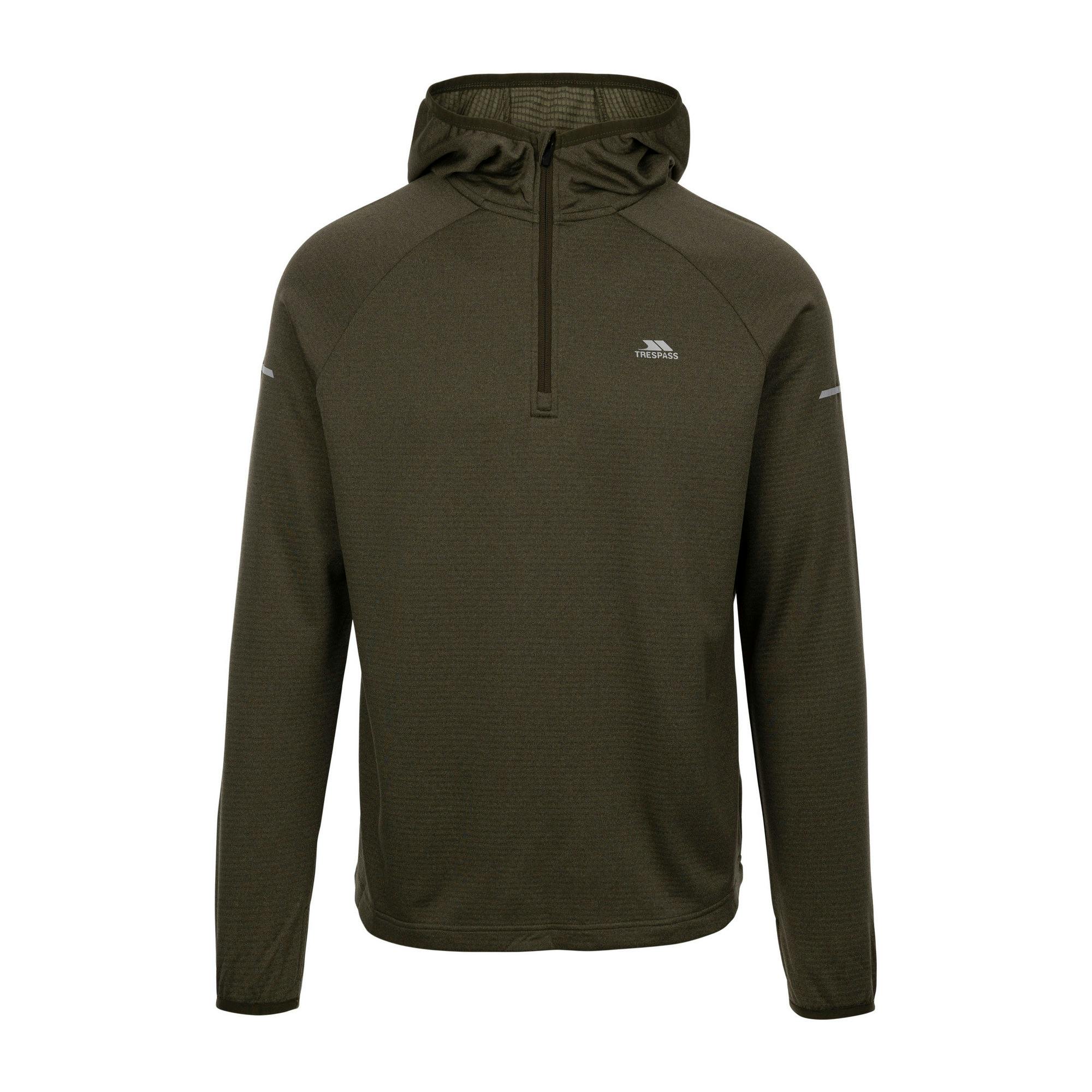 Trespass Men's Dark Montgo Active Hoodie - Vine - Vine - S - 100% Polyester