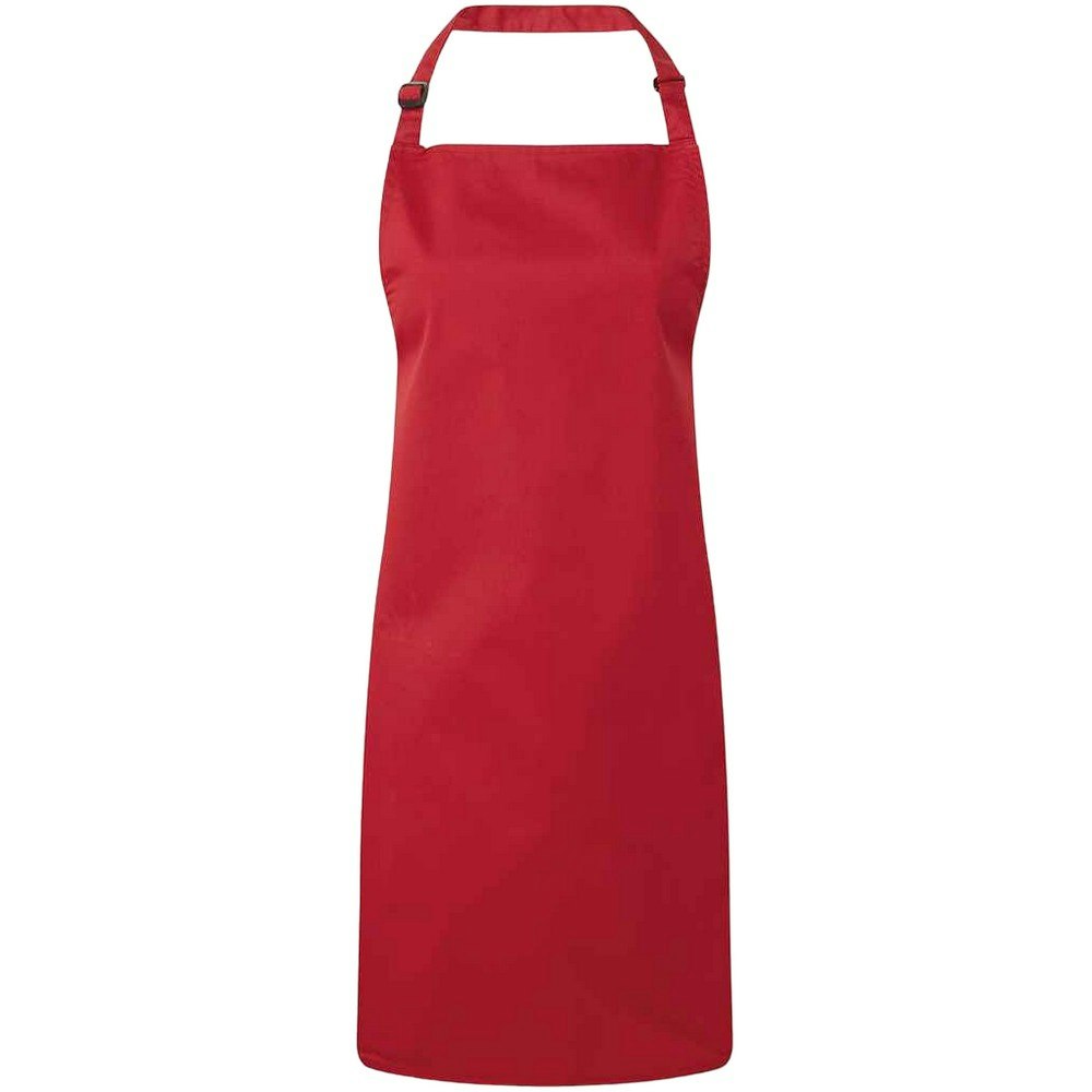  - Premier Unisex Adult Colours Full Apron Red (One Size) - Image 5