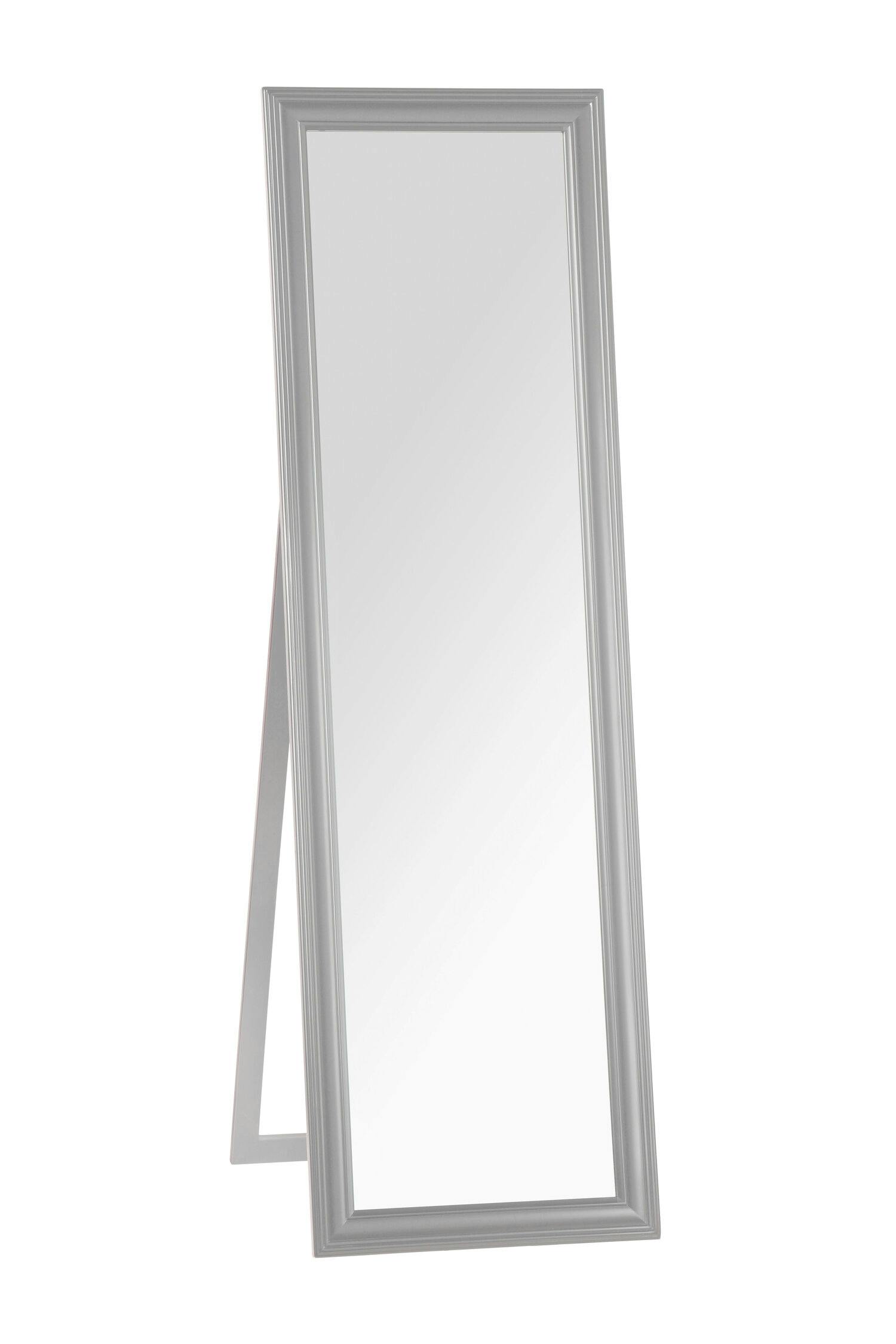 Premier Housewares Standing Mirror - Grey - Fir Wood - Full Length - Image 3
