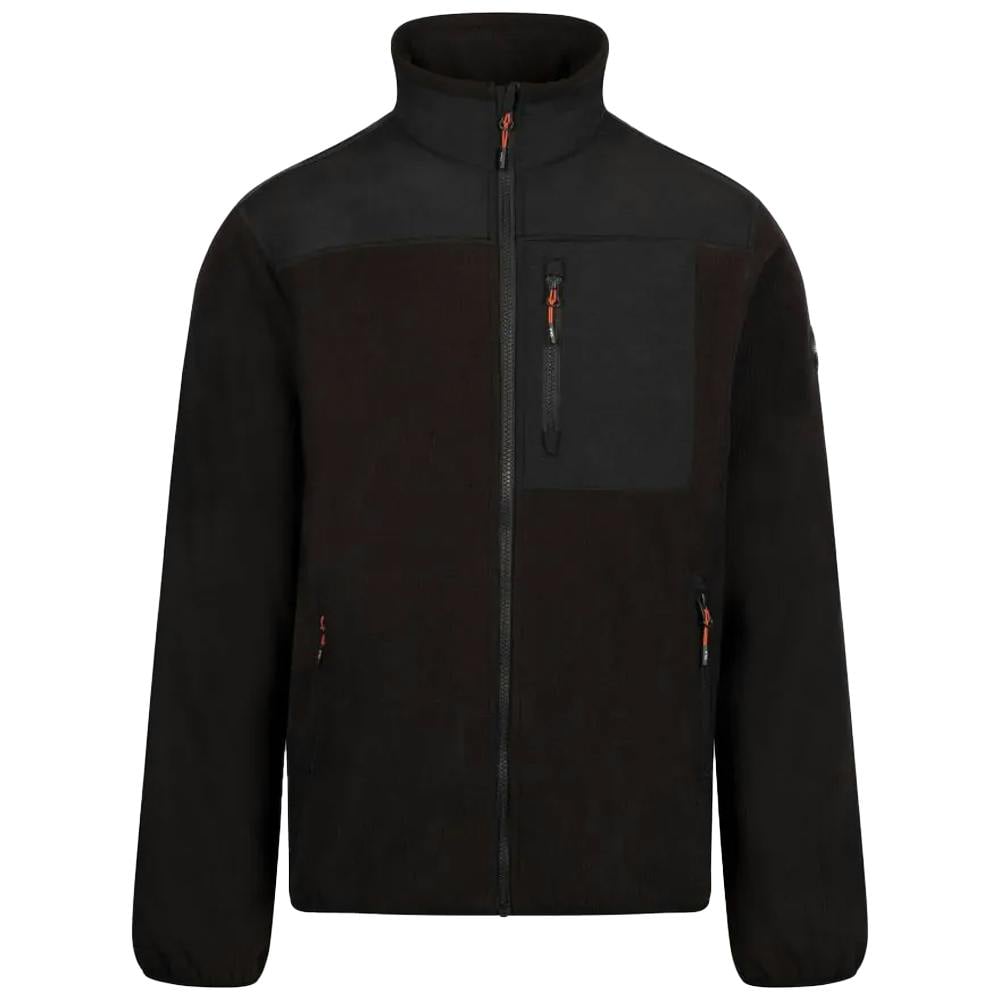 Trespass Men's Black Lafferty Fleece Jacket - Xxl - 50% Polyamide/50% Polyester
