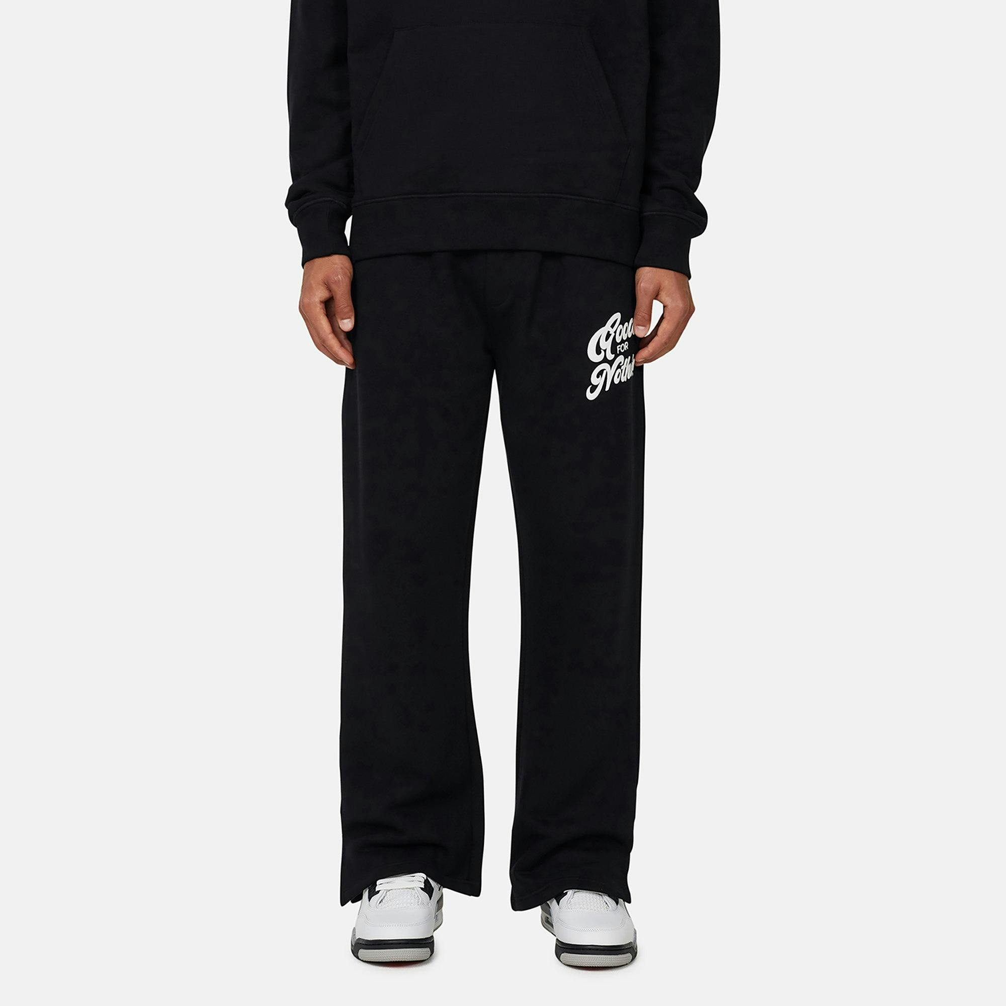 Good For Nothing Black Flared Joggers - M