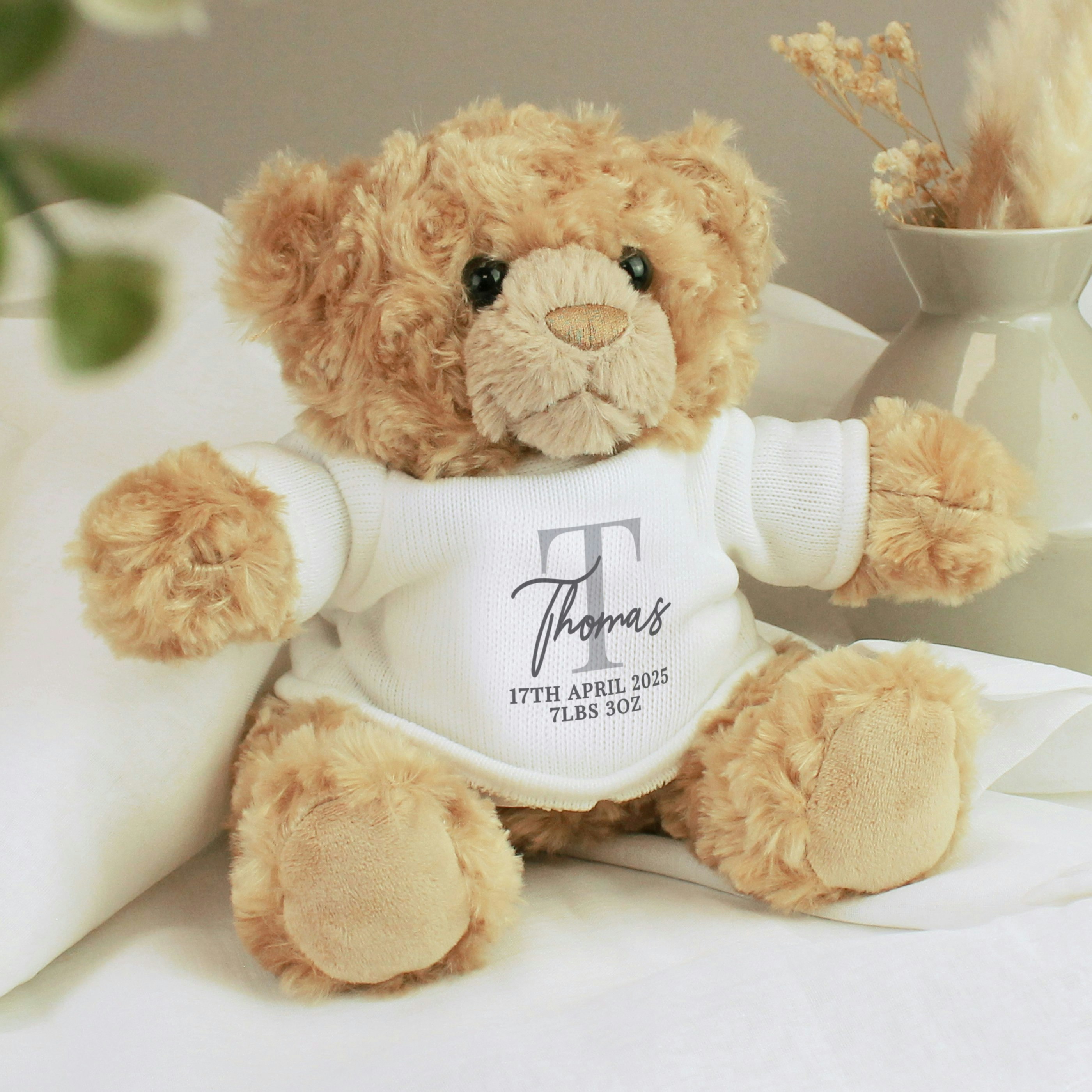 Personalised Memento Company Personalised Initial Teddy Bear