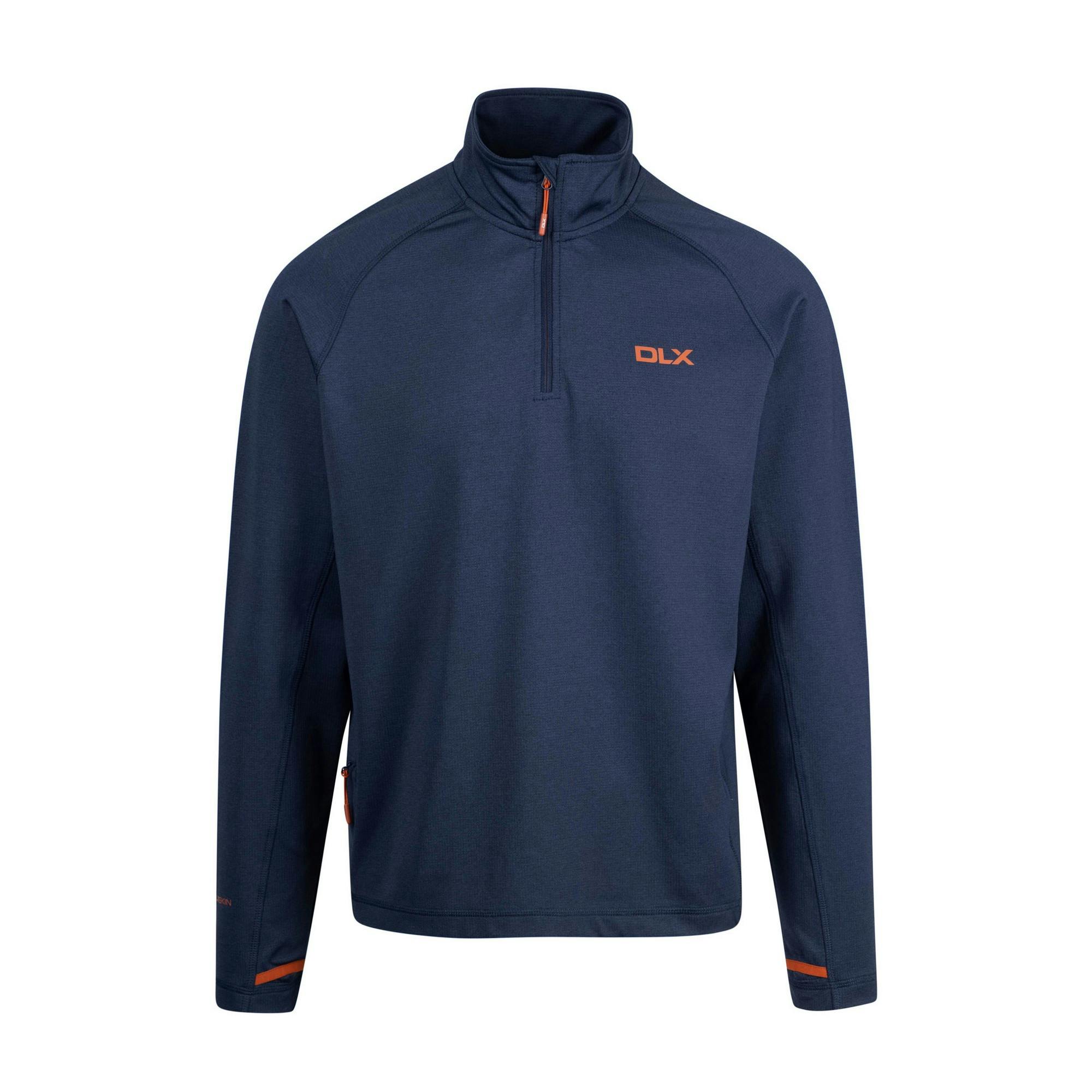 Trespass Men's Gleeson Dlx Marl Top - Navy Marl - 3XL - Navy Marl - 94% Polyester/6% Elastane