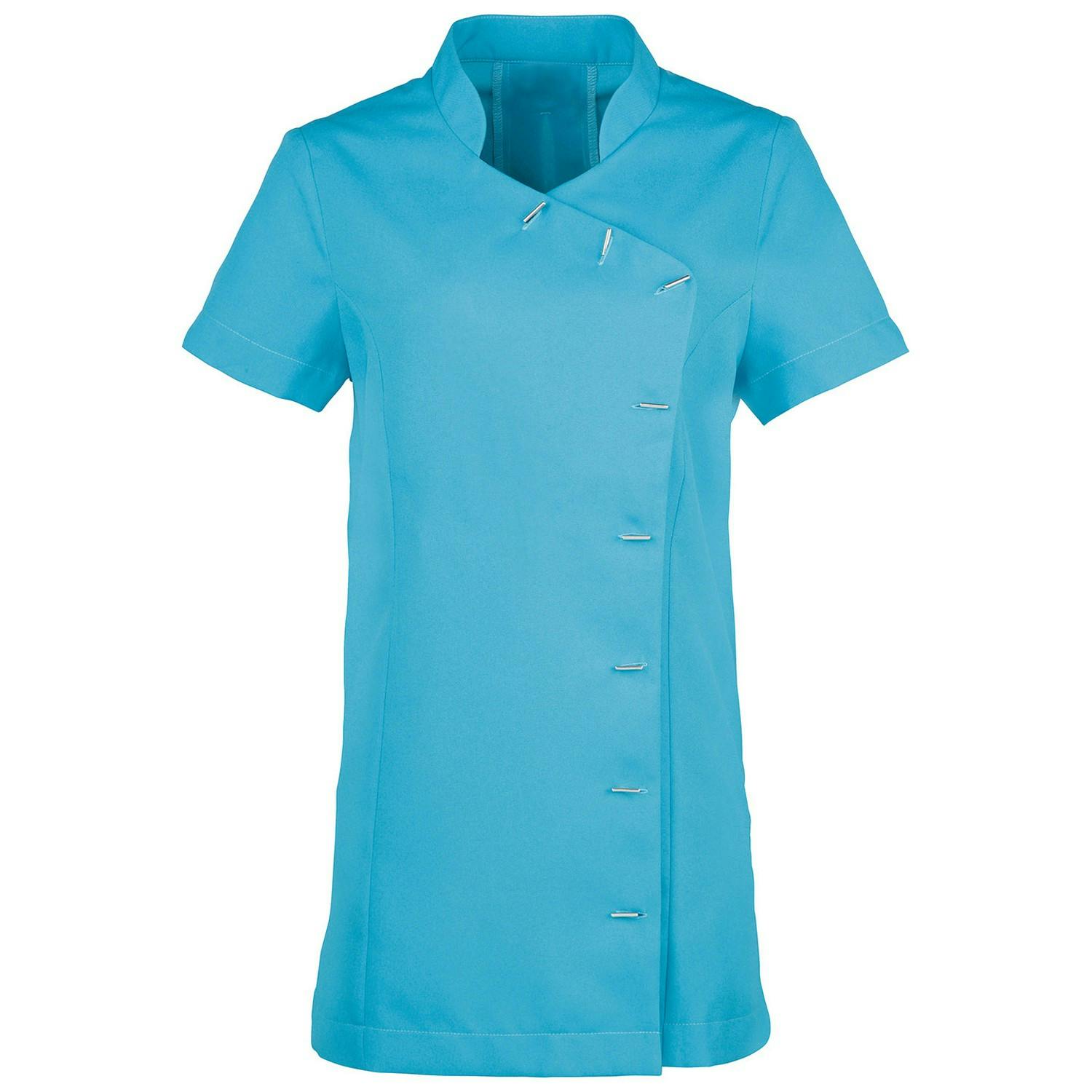 Joom Premier Unisex Turquoise Womens/Ladies Orchid Short-Sleeved Tunic Cm - Image 4