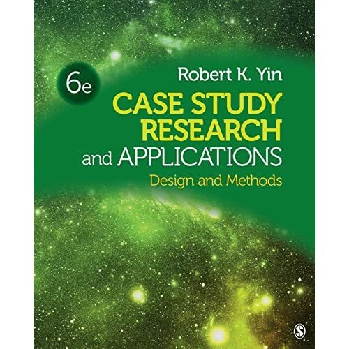 Various Publishers Case Study Research And Applications: Design And Methods