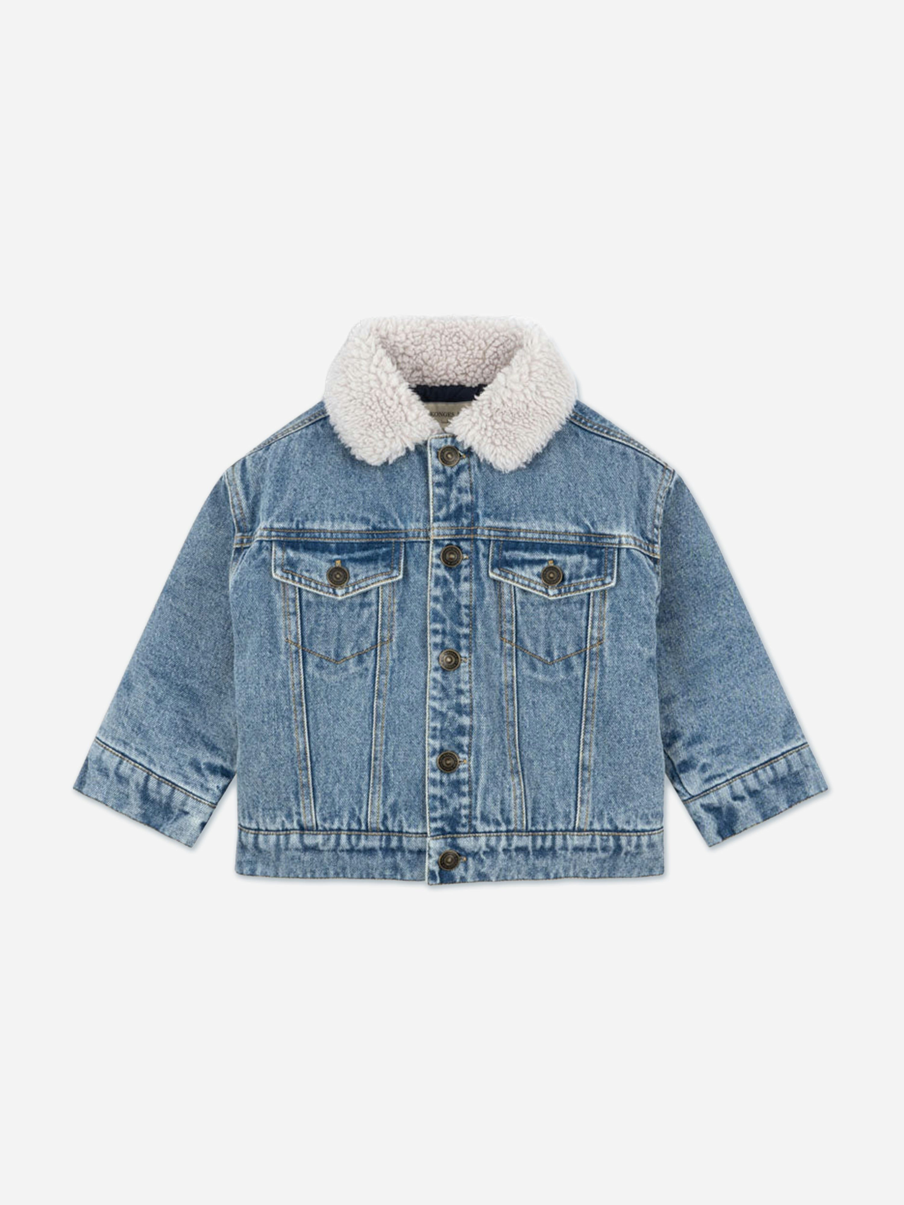 Konges Slojd Boys Blue Konges Sløjd Kids Magot Denim Jacket In - 5 - 6 Years