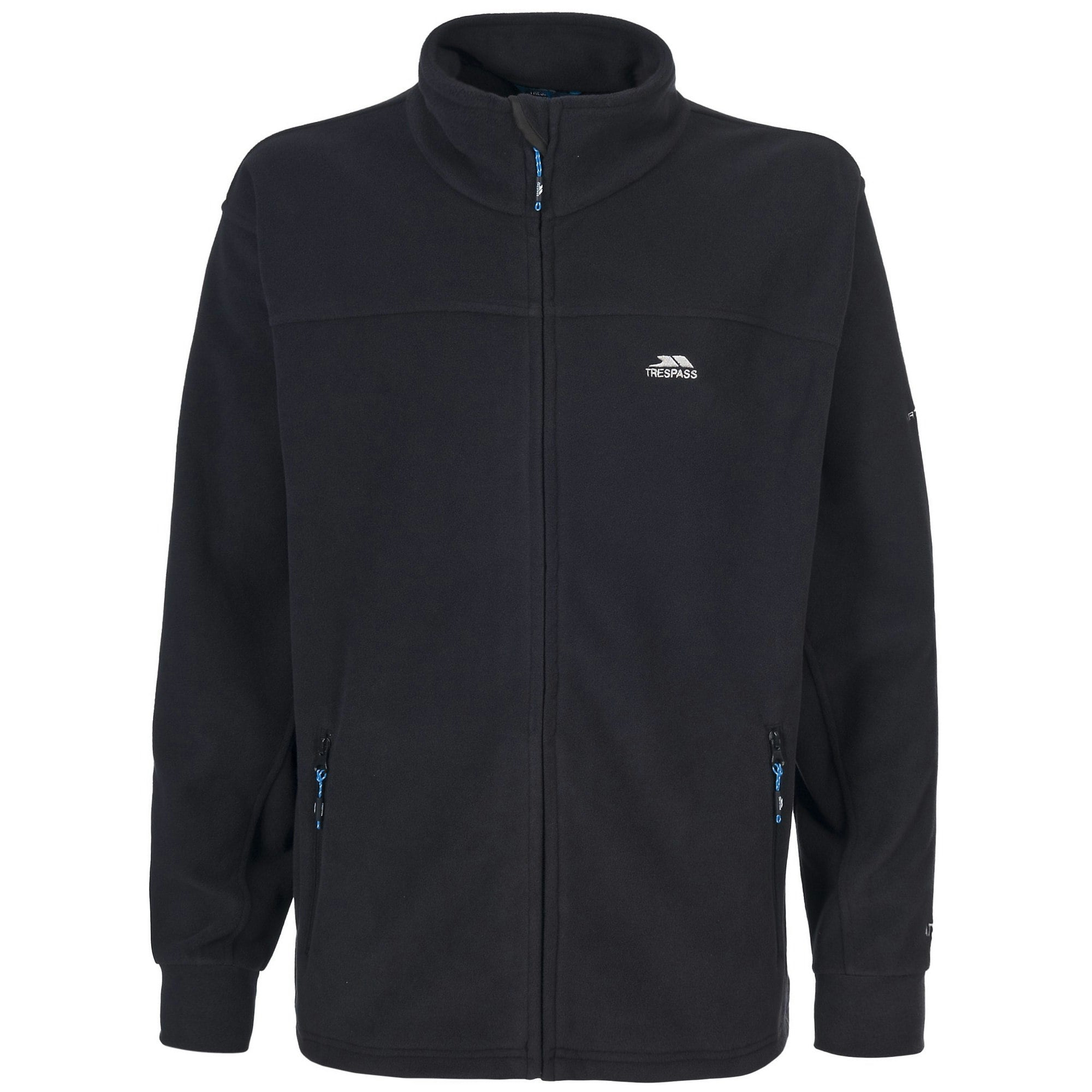 Trespass Men's Black Bernal Full Zip Fleece Jacket - Xxl