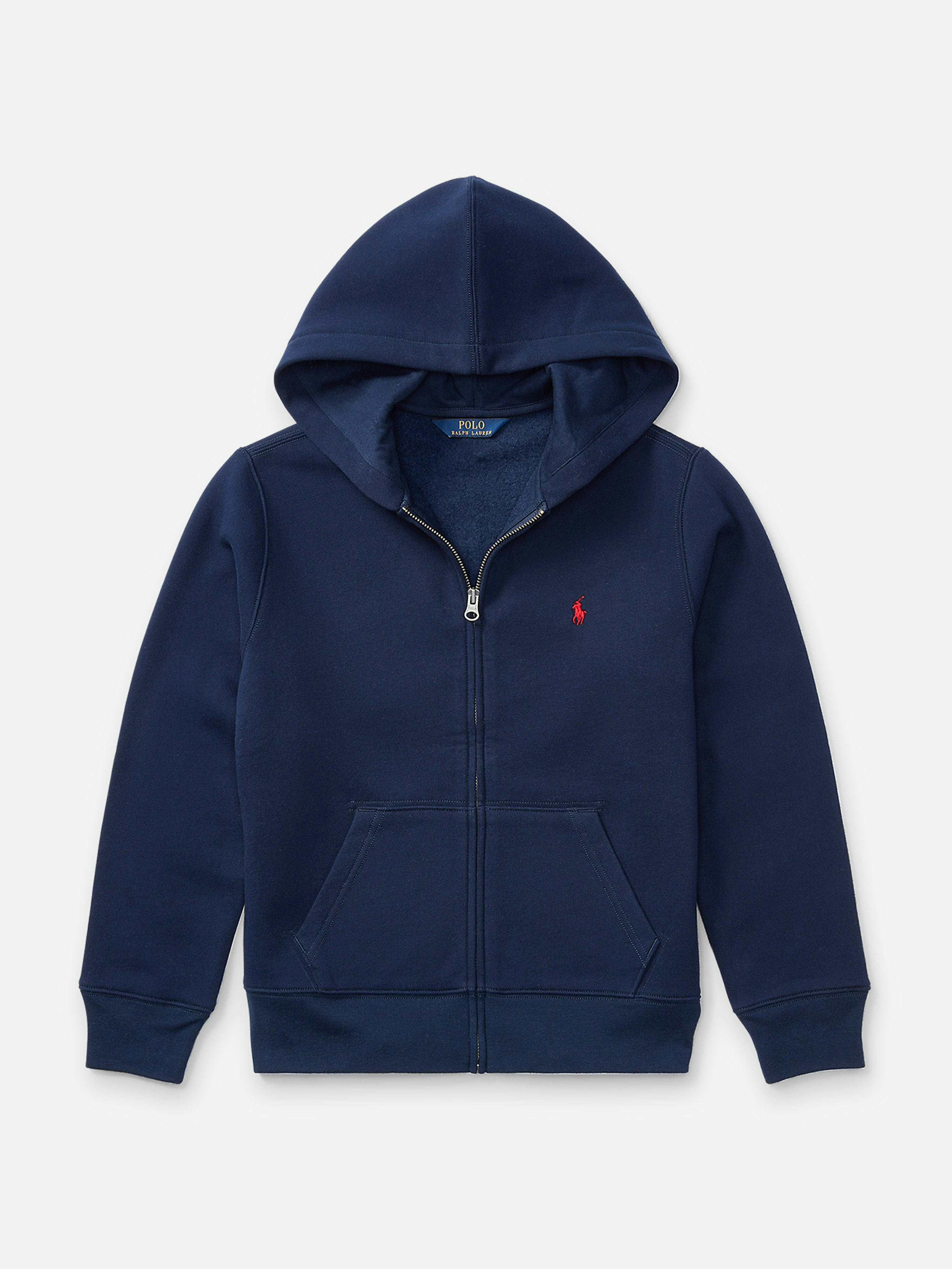Polo Ralph Lauren Boys ' Full-Zip Hoodie - Cruise Navy - 14-16Y/L - Image 4