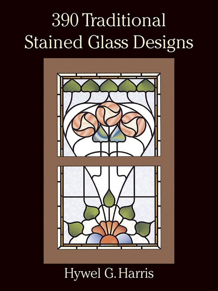 390 Traditional Stained Glass Designs by Hwyel G. Harris - Image 8