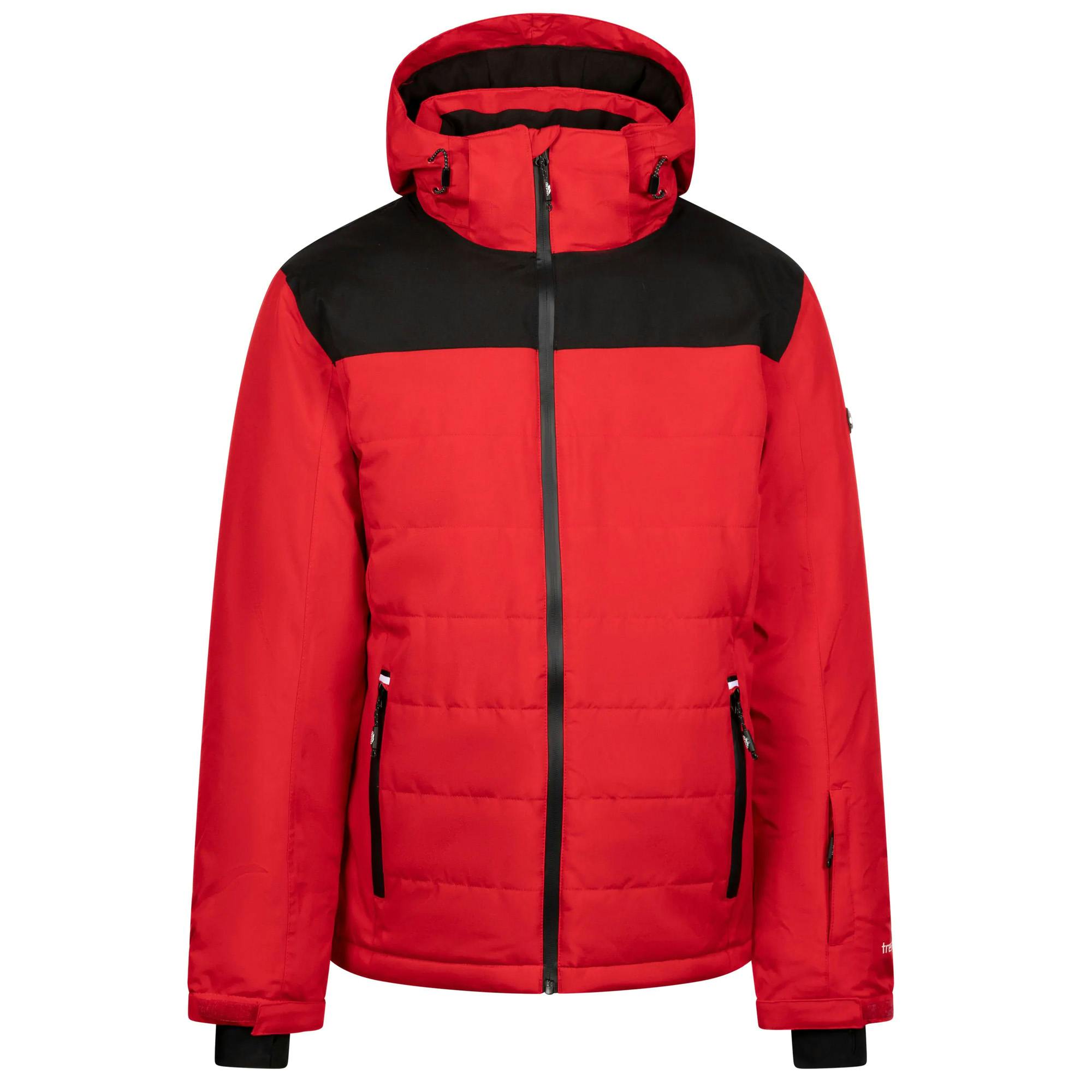 Trespass Men's Red Christopher Ski Jacket - Xxs - 100% Polyester