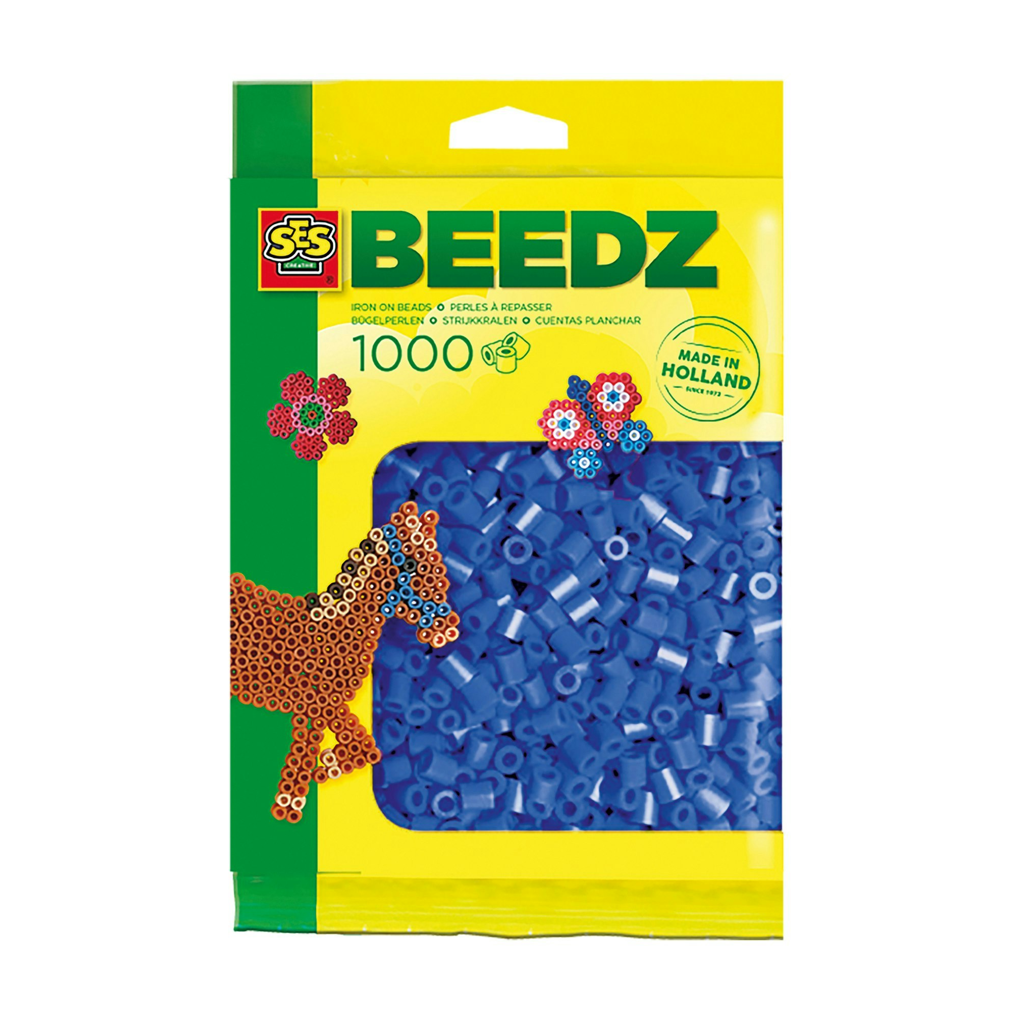 Ses Creative Dark/Blue Iron On Beads 1000