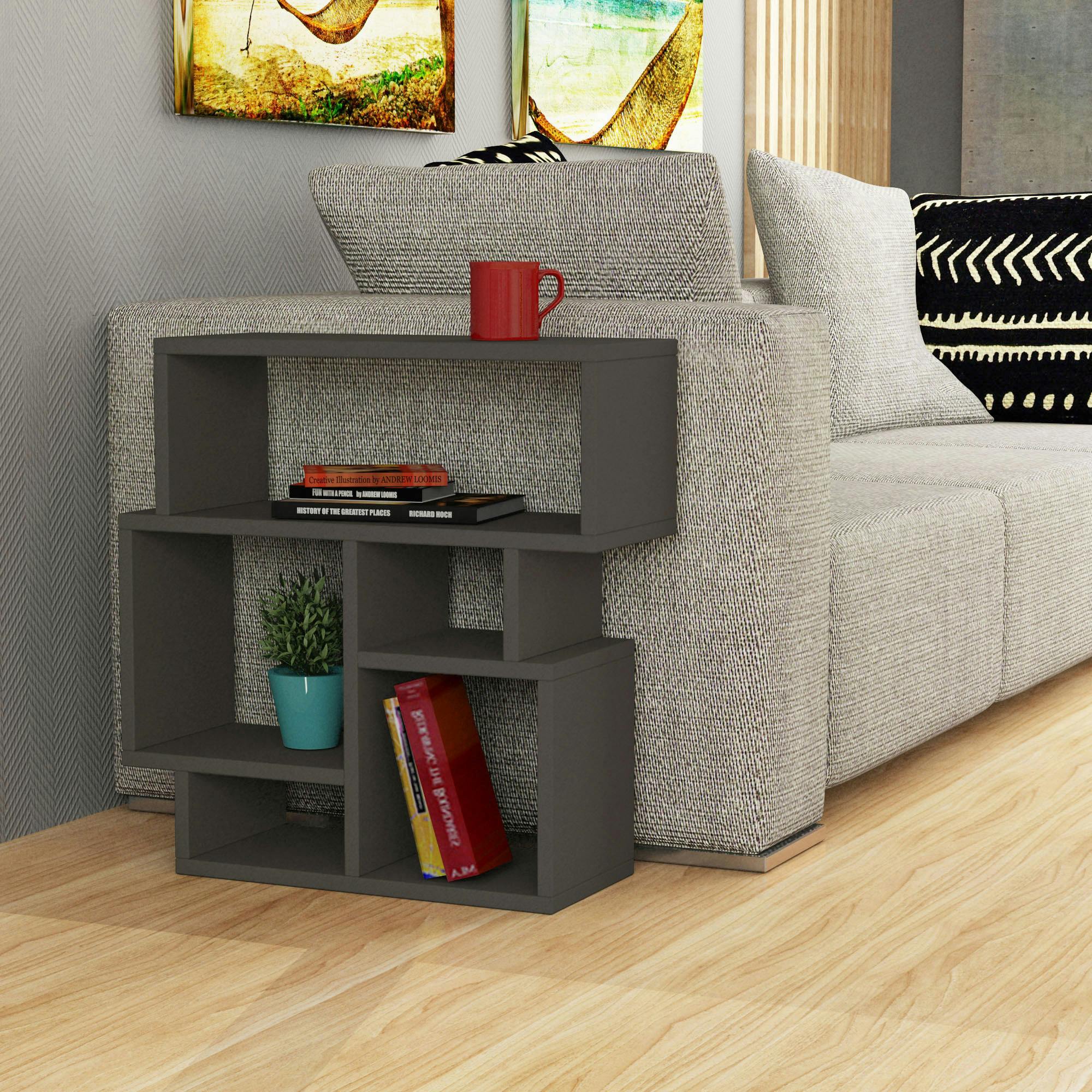 Rackhams Anthracite Karma Modern Multipurpose Side Table H60.5 Cm