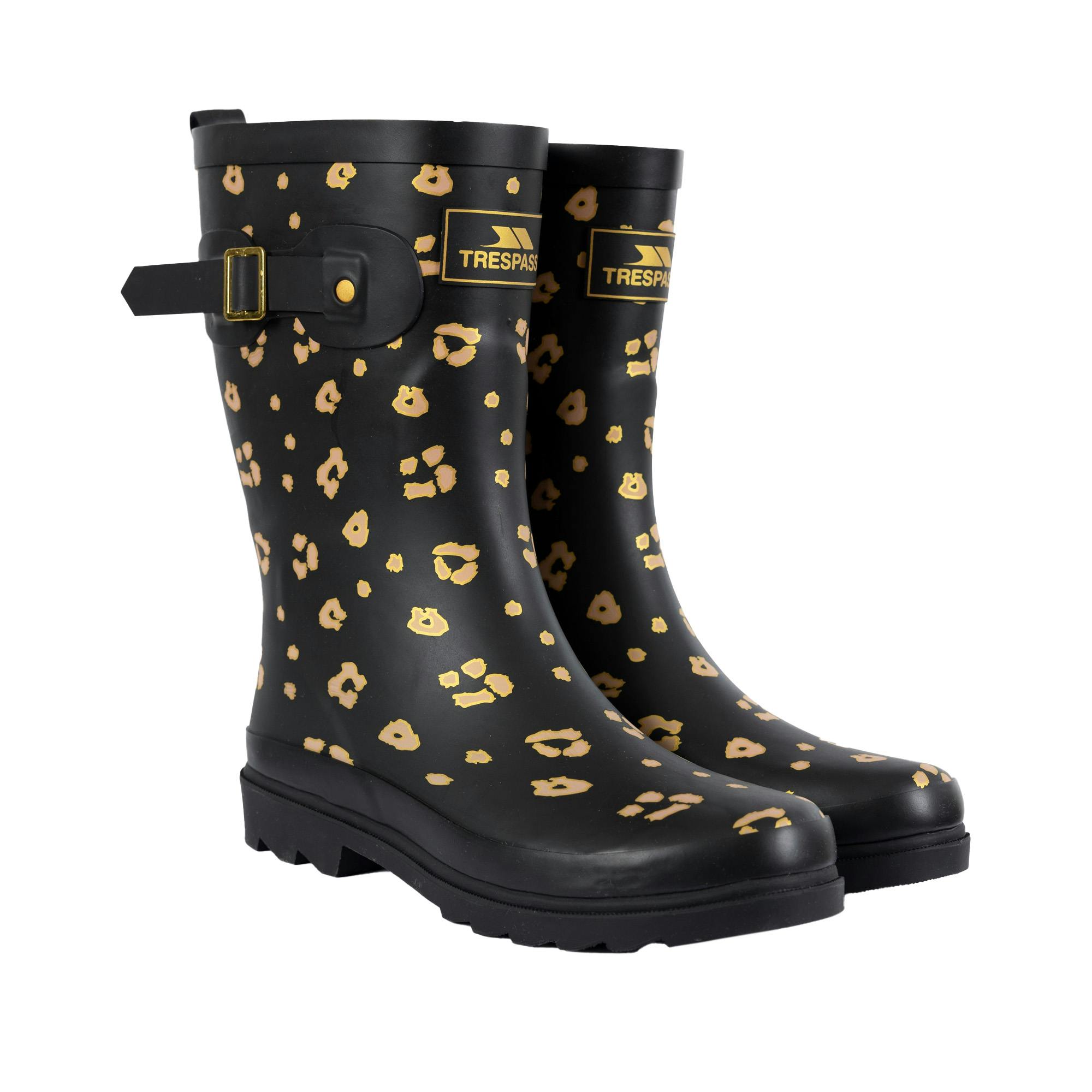 Trespass Women's Multicolor Celeste Printed Wellington Boots | Size: 5 - Image 3