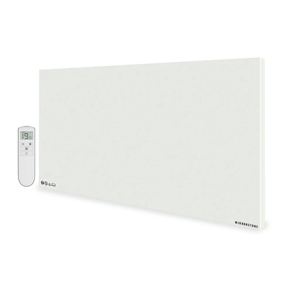 Mirrorstone Heating White Mirrorstone 900W Prime Infrared Heating Panel With Remote - Steel - 900