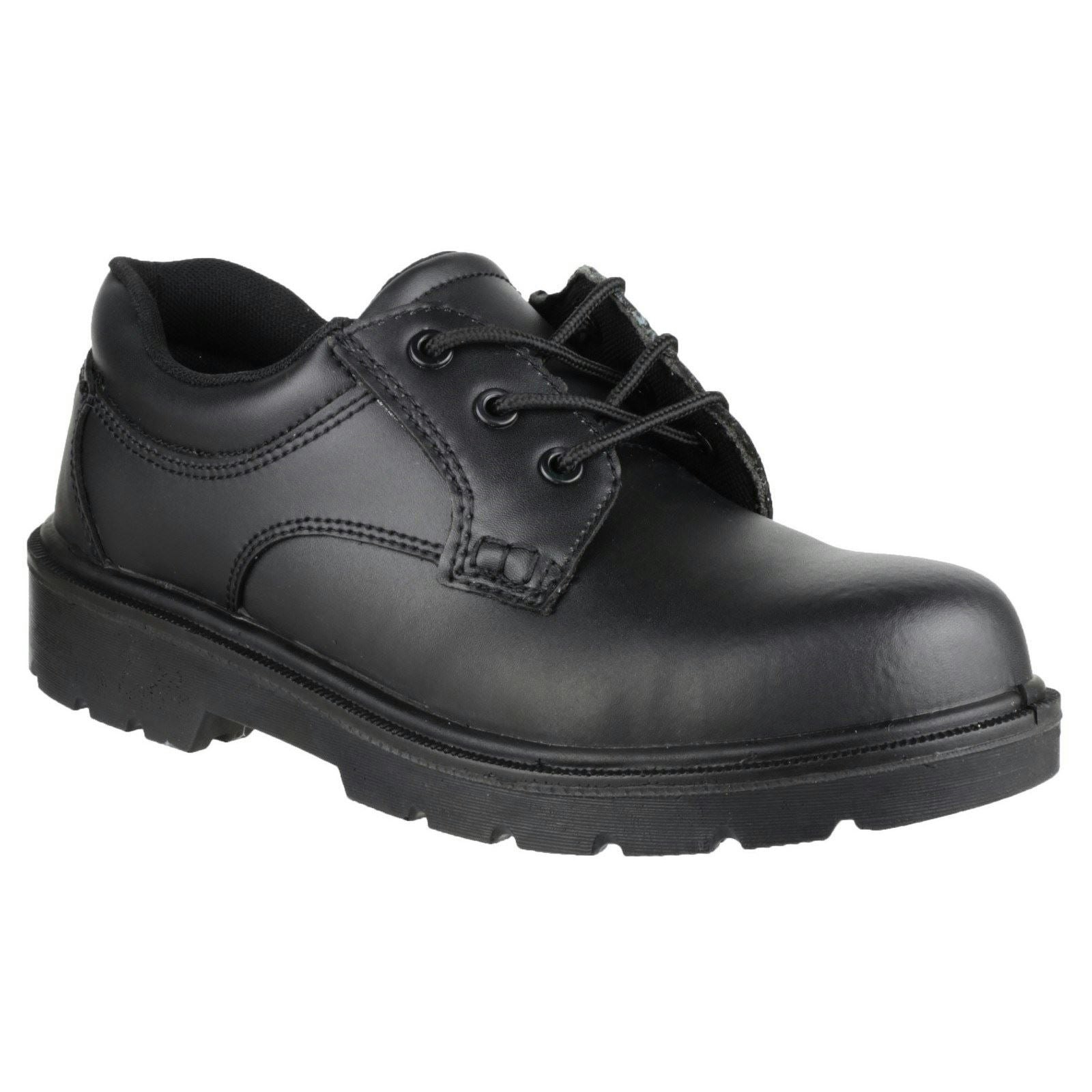 Amblers Safety Black Fs38c Metal Free Composite Gibson Lace Safety Shoes - 10 Uk