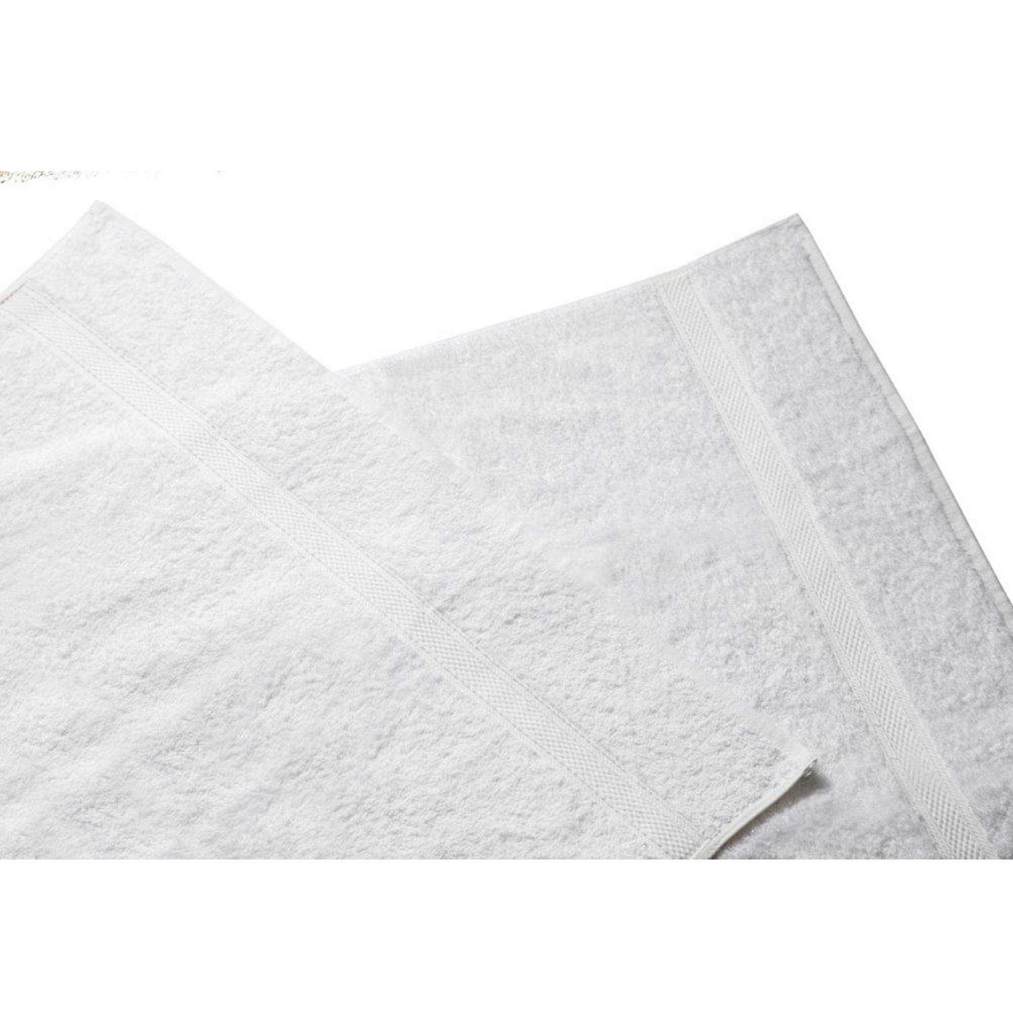 Belledorm White Hotel Madison Bath Towel - One Size - 100% Ringspun Cotton