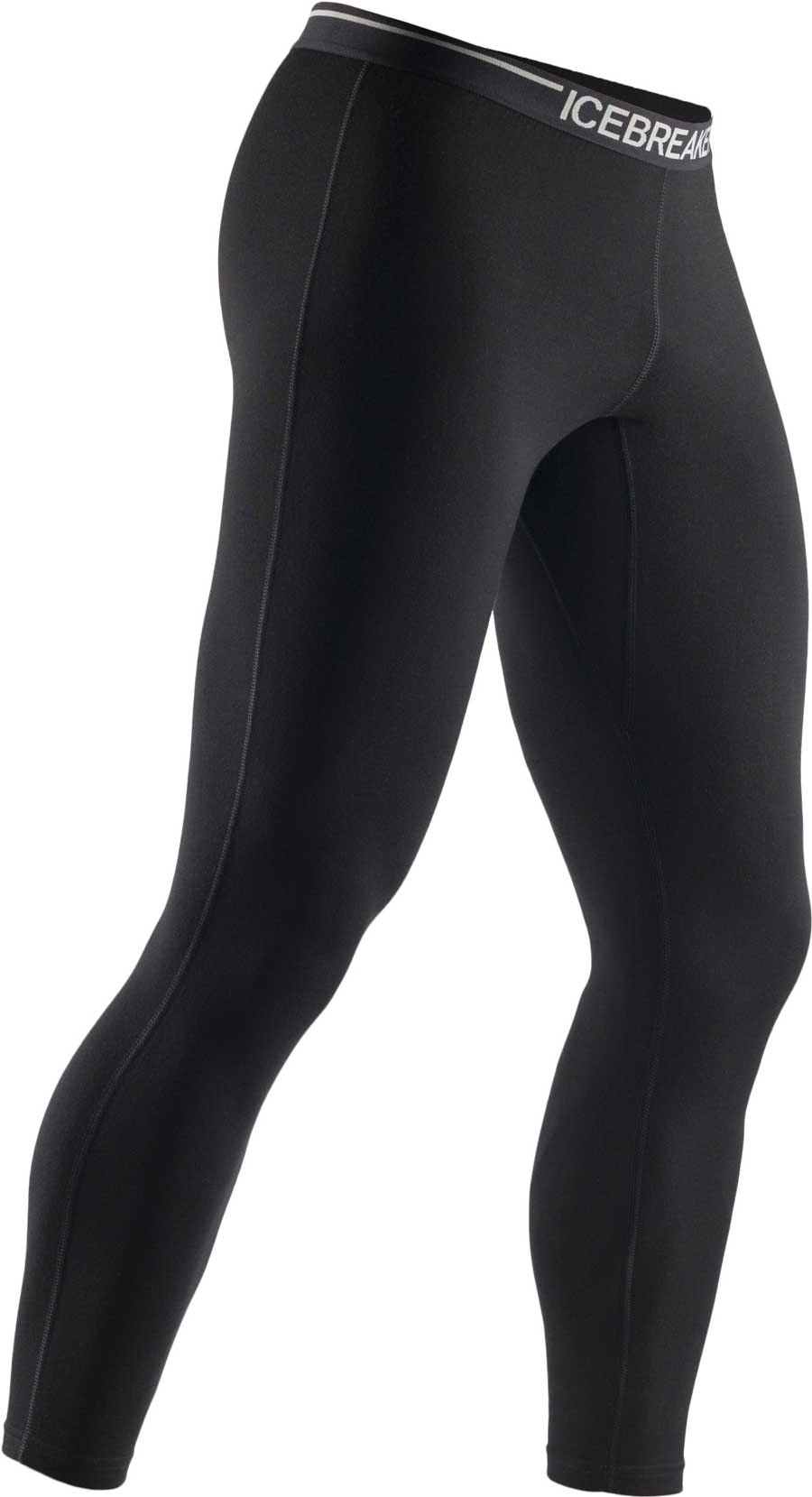 Icebreaker Men's Black Merino 200 Oasis Leggings {Ic-104369/104370} - {No Fly} - XX-Large