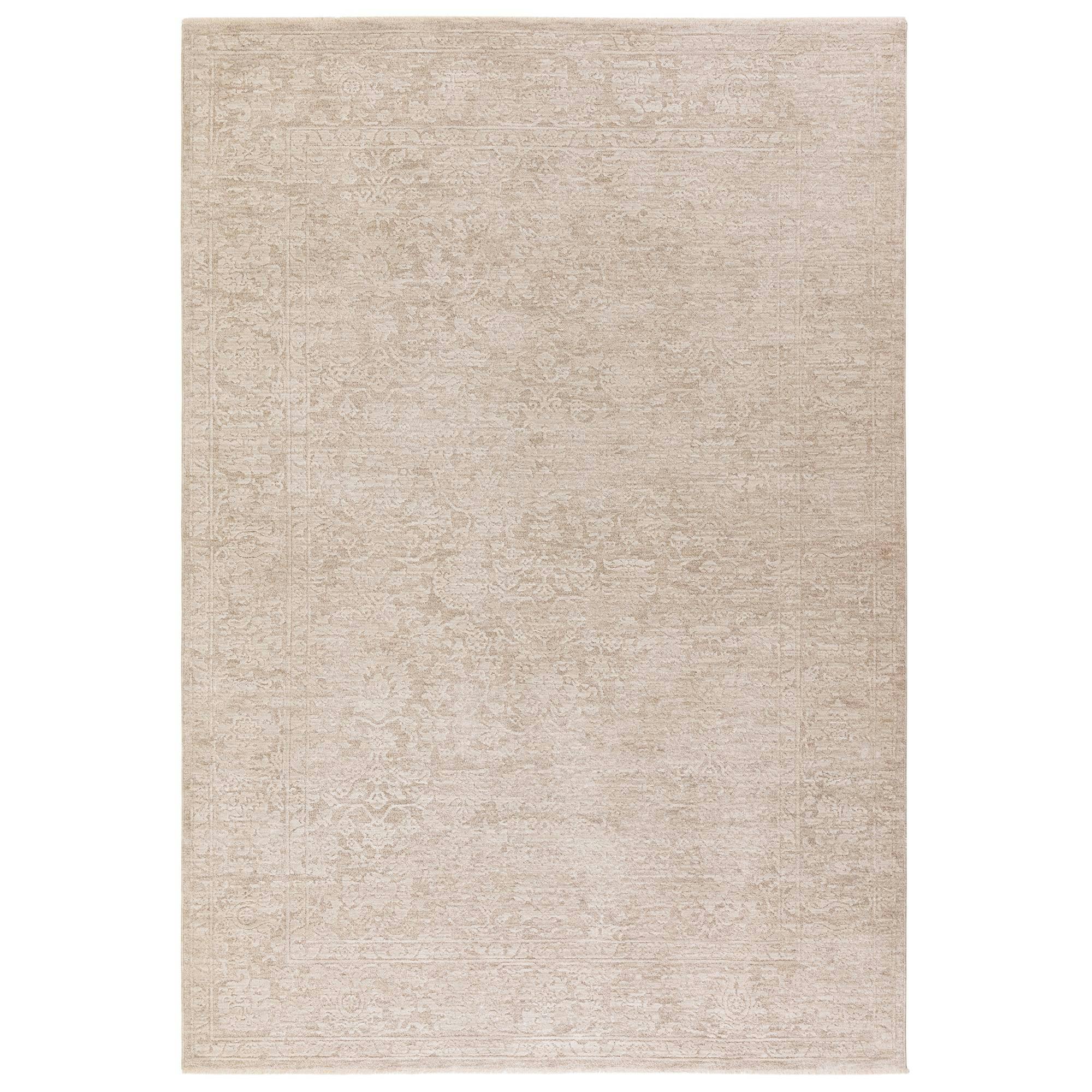 Rackhams Beige Laurent La03 Damask Rug - 120X160cm