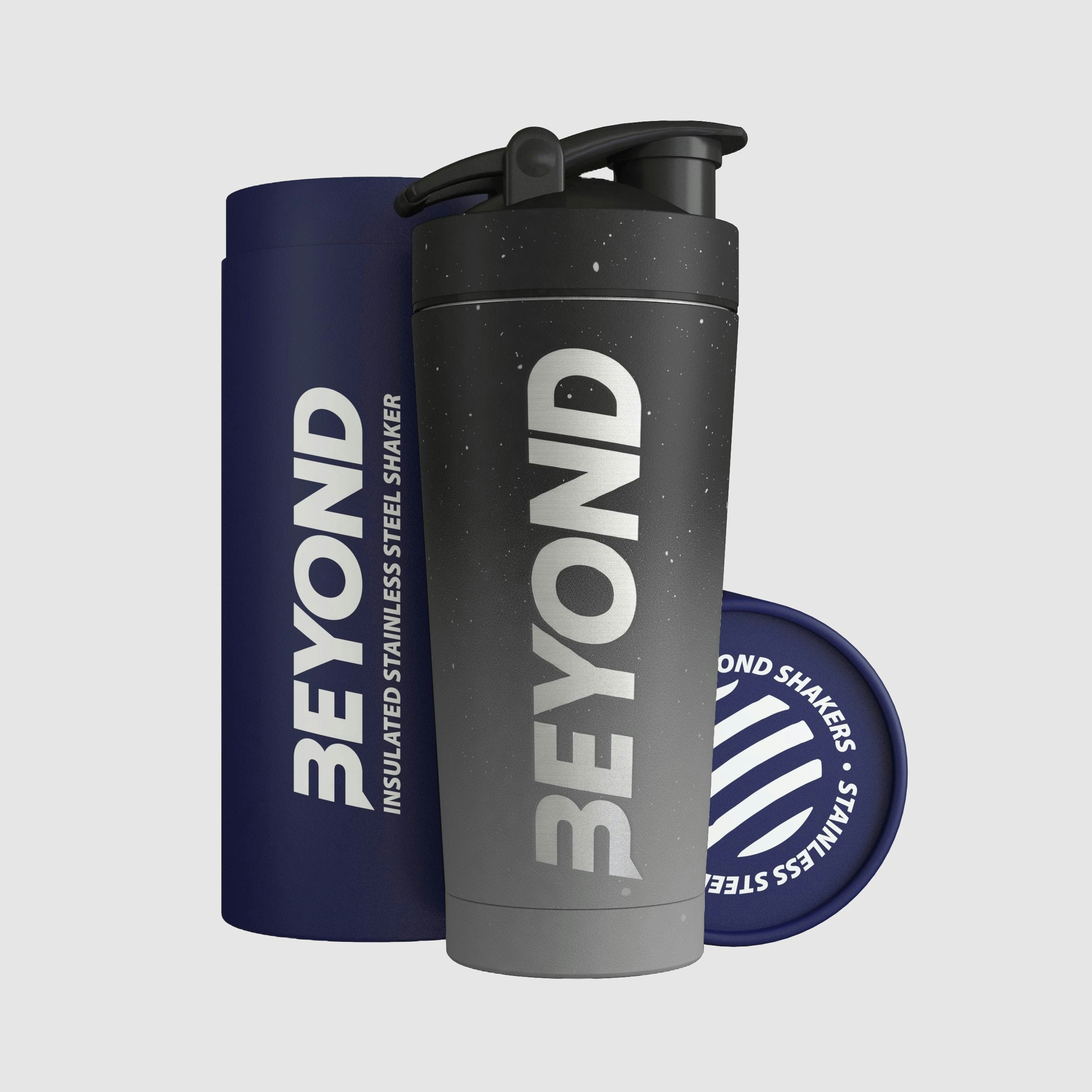 Beyond Shakers Grey/Black 735Ml Bottle - & Speckled