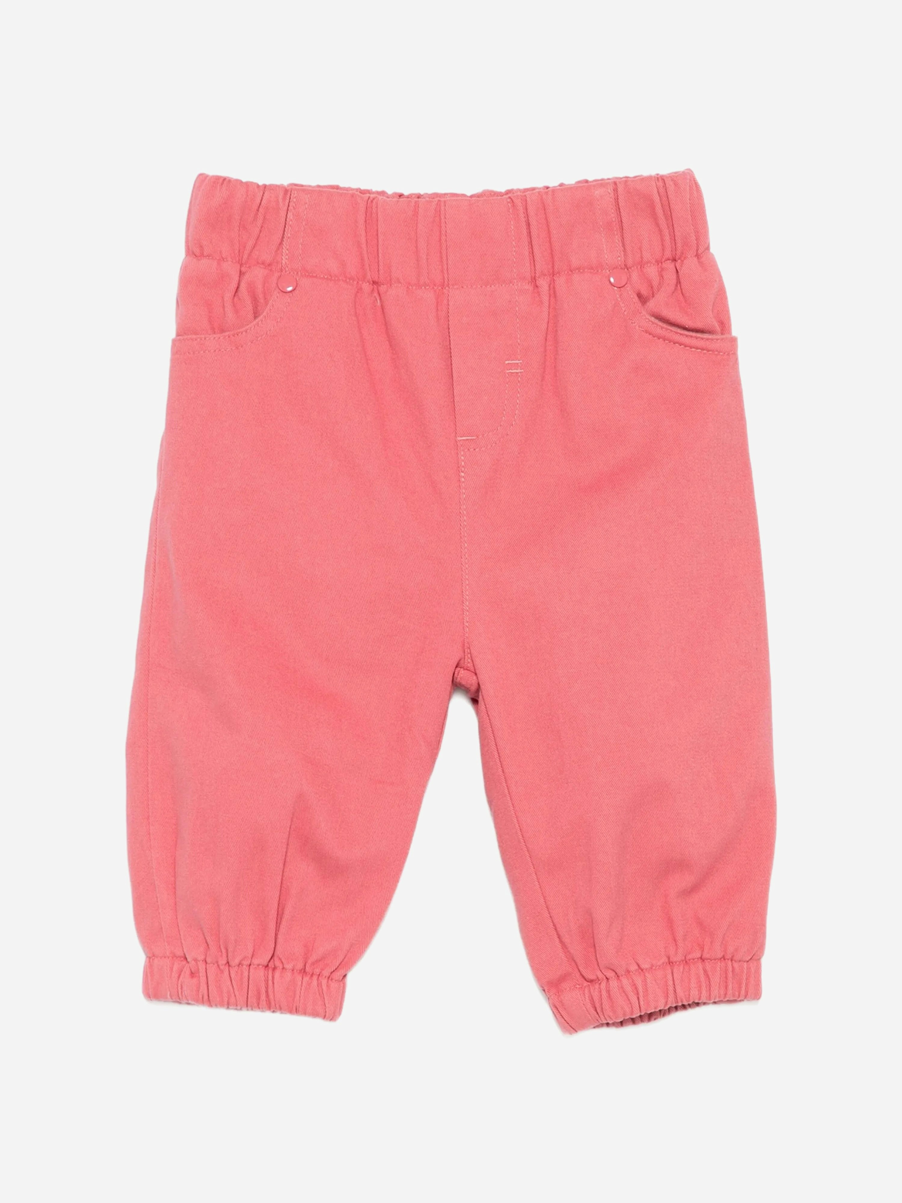 Stella Mccartney Kids Boys Red Stella Mccartney Baby Cotton Twill Trousers In - 18 Mths