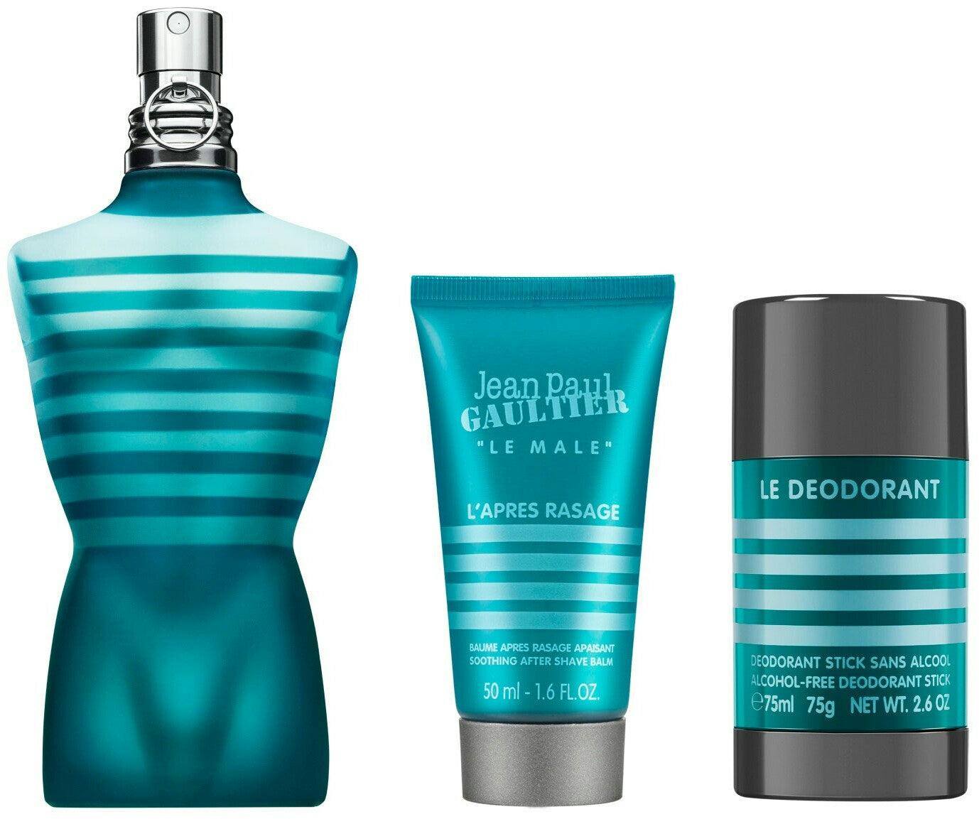 Jean Paul Gaultier Men's Lavender/Orange Le Eau De Toilette Gift Set - Edt 125Ml + Aftershave 50Ml + Deo Stick 75Ml