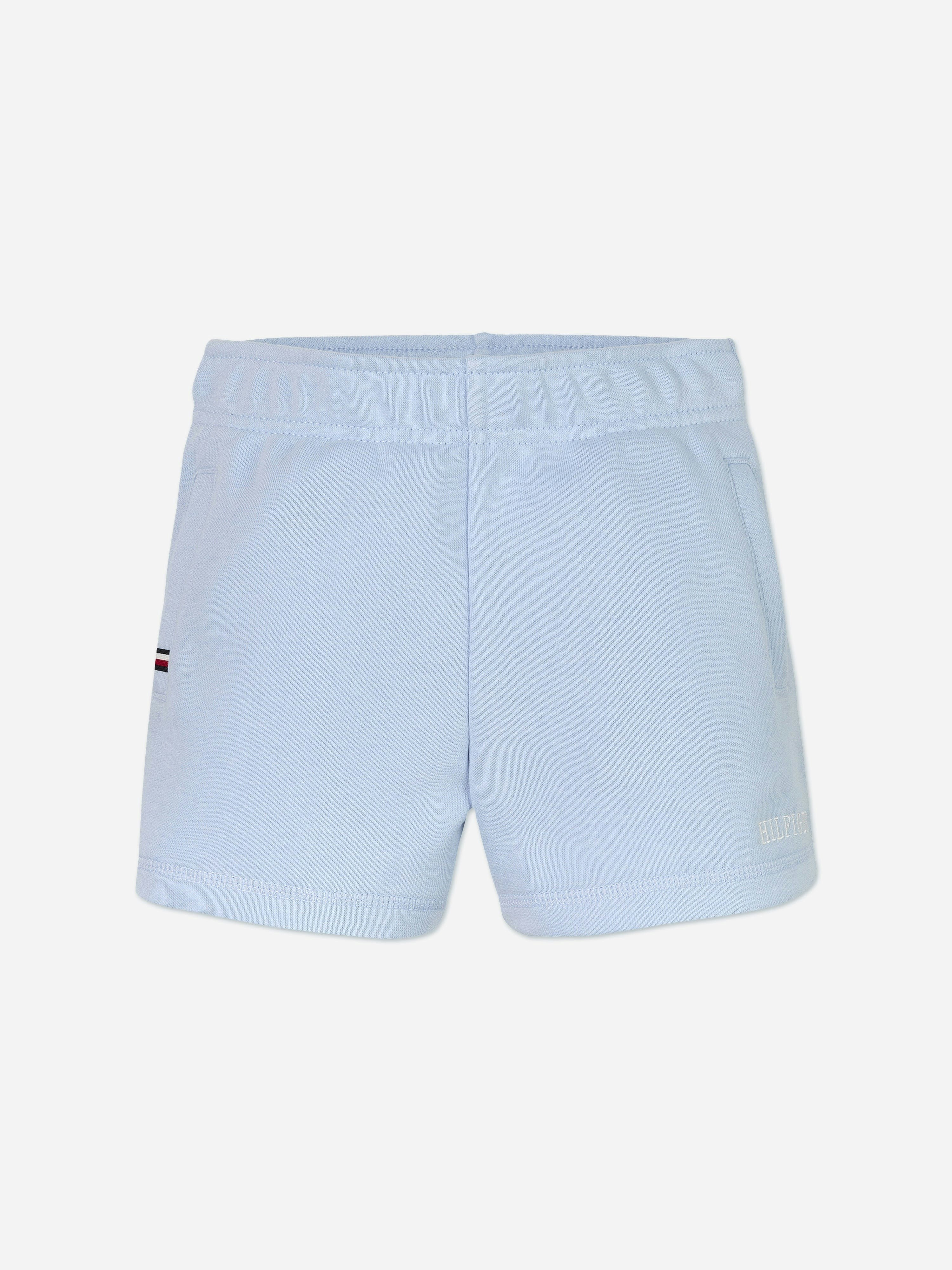 Tommy Hilfiger Girls Blue Tommy Script Shorts In - Navy - 6 Yrs