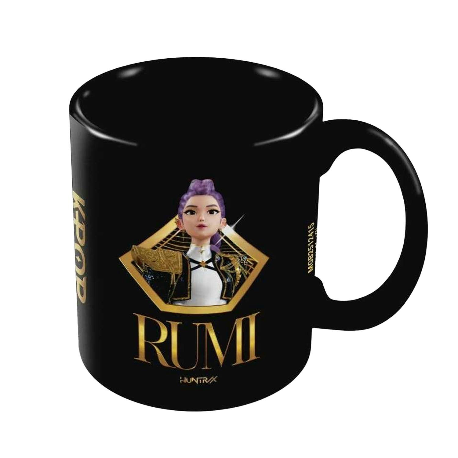 Rackhams Black/Golden Portrait Rumi Mug - One Size - 100% Mixed