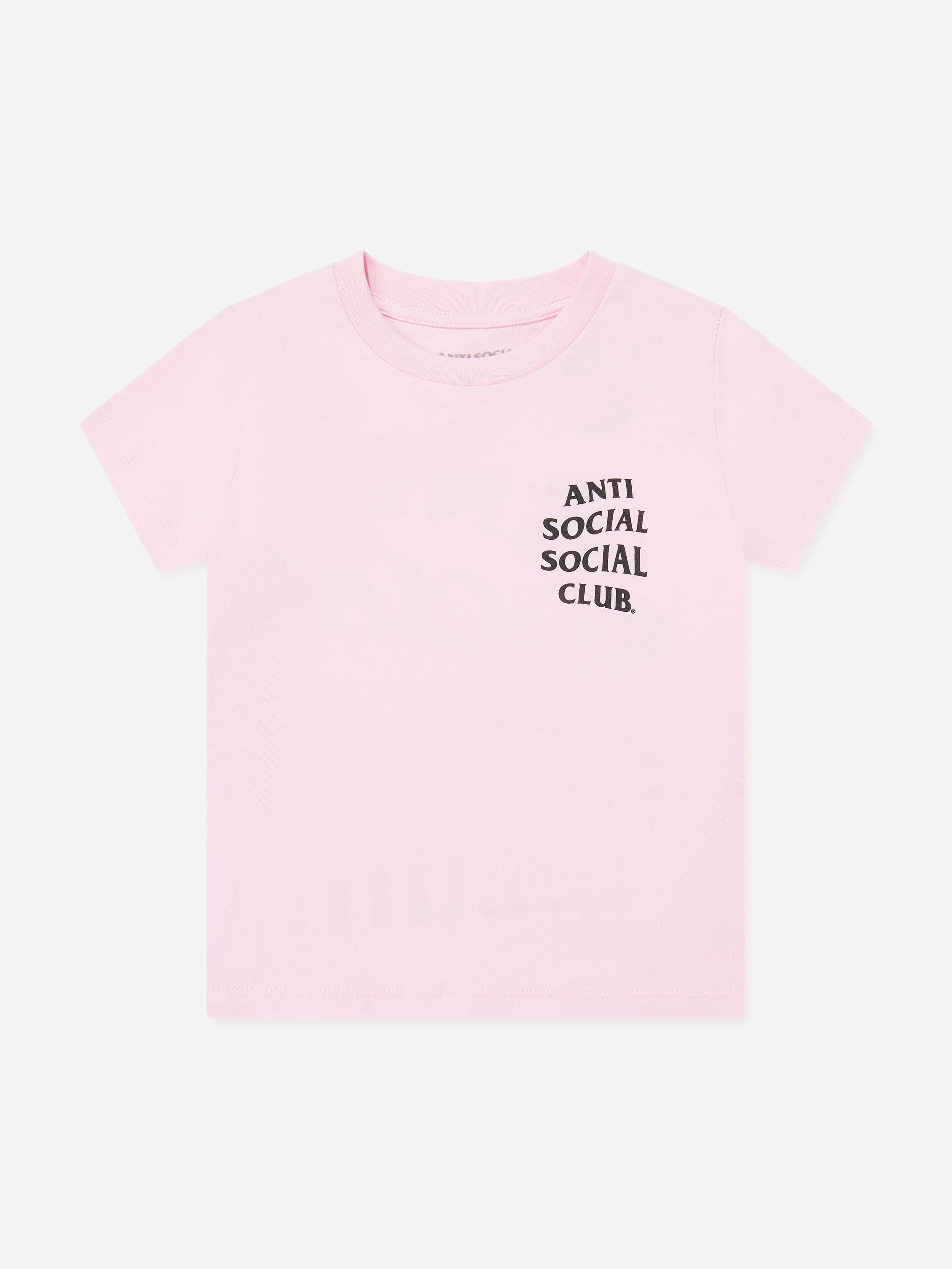 Anti Social Social Club Unisex Kids Pink Kids Kkotch T-Shirt In - 9 - 11Yrs