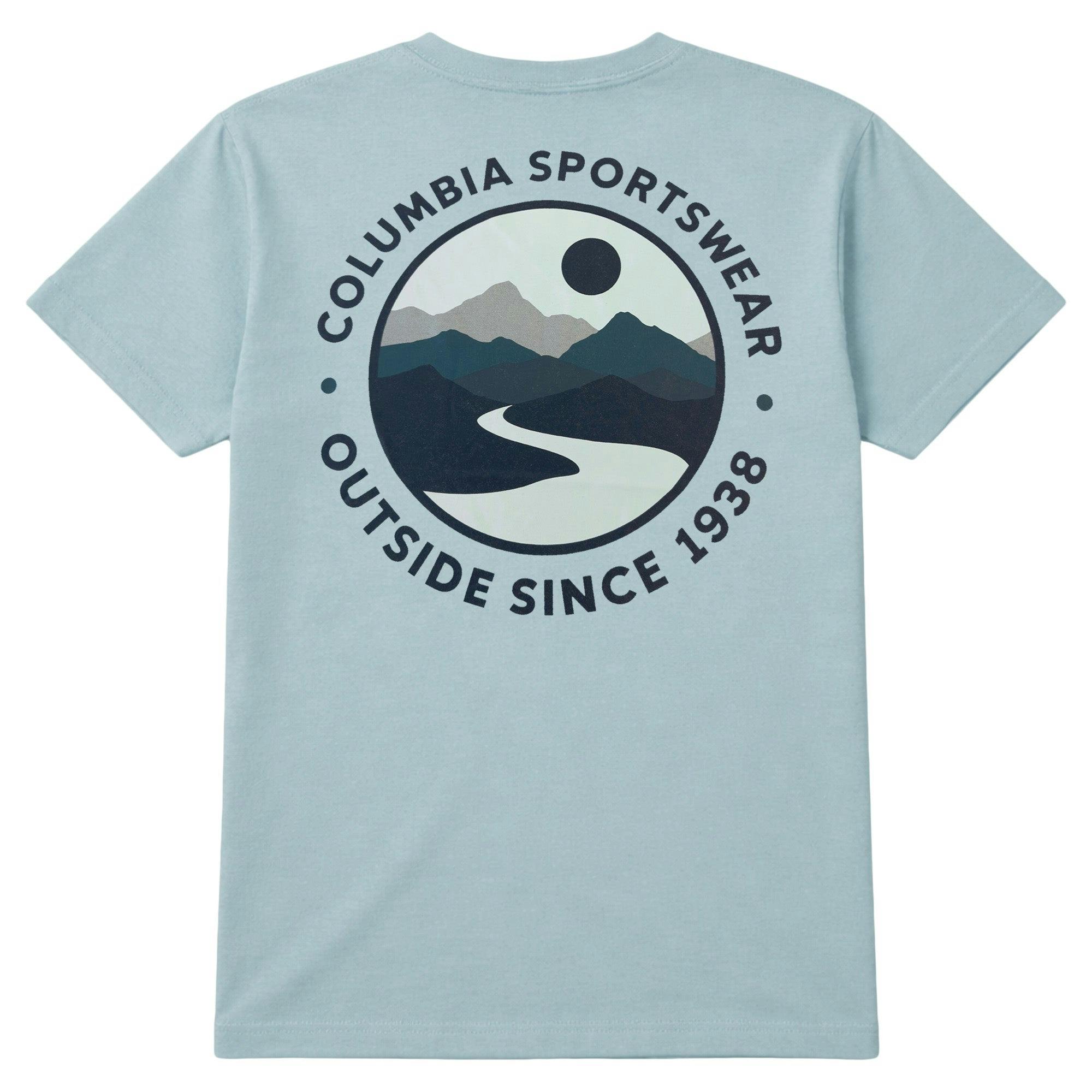 Columbia Blue Csc Back Logo T-Shirt - Crushed /Scoped View - X-Large