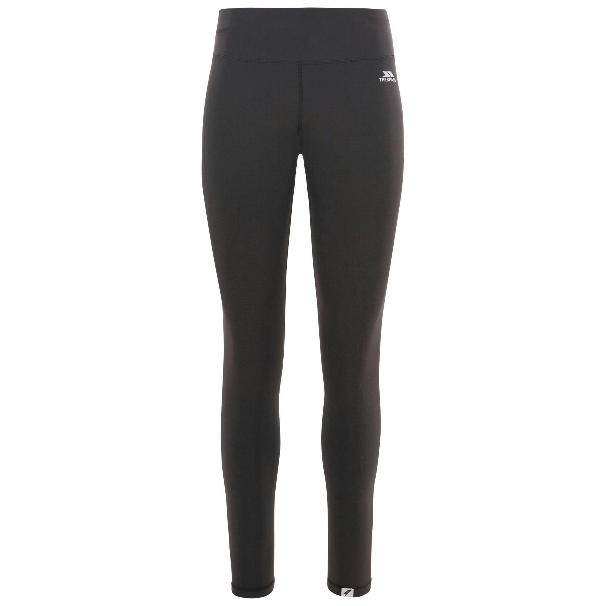 Trespass Women's Black / Vivien Active Leggings - Xs - 80% Polyester/20% Elastane