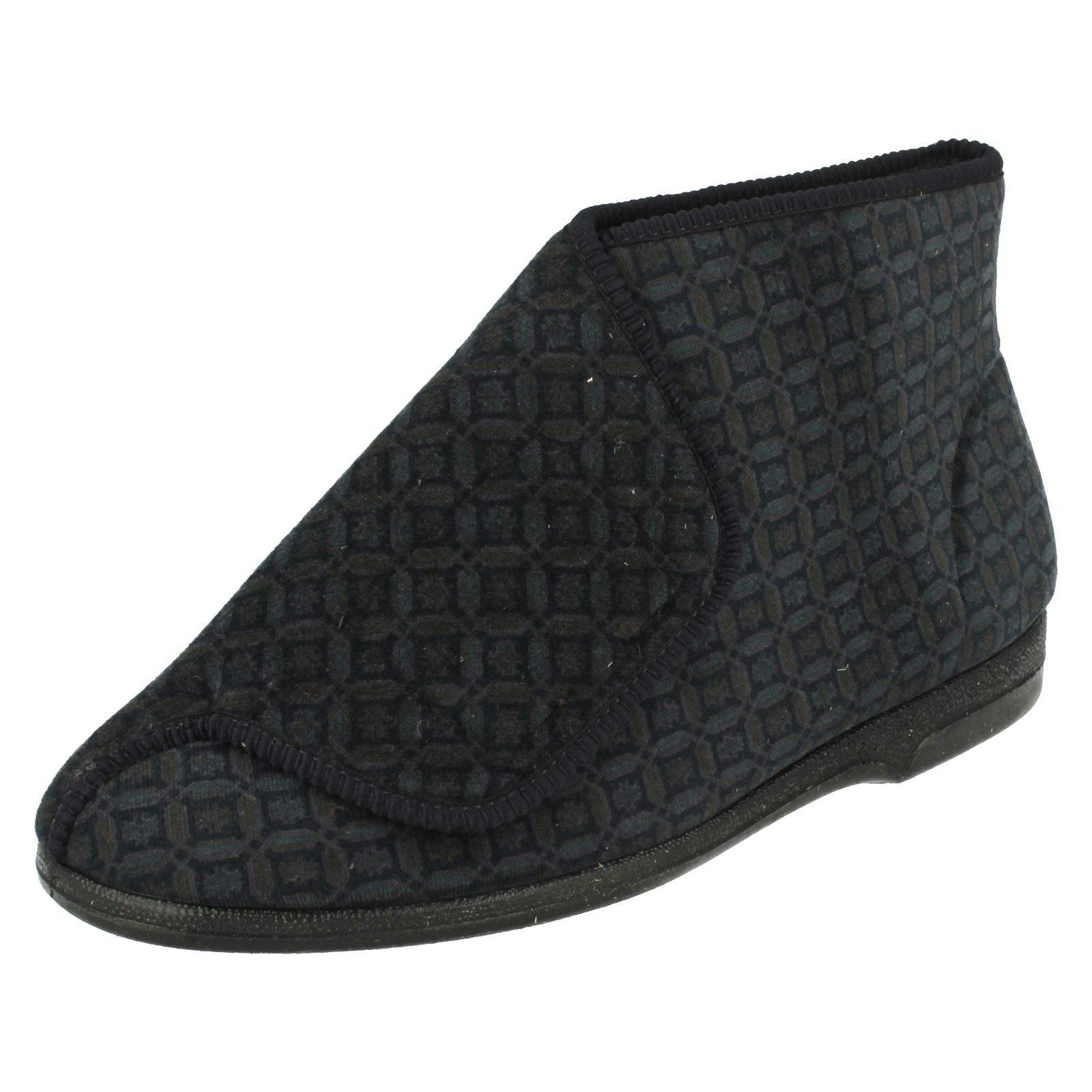 Balmoral Men's Boot Slippers Vb M46 - Navy - Uk 8