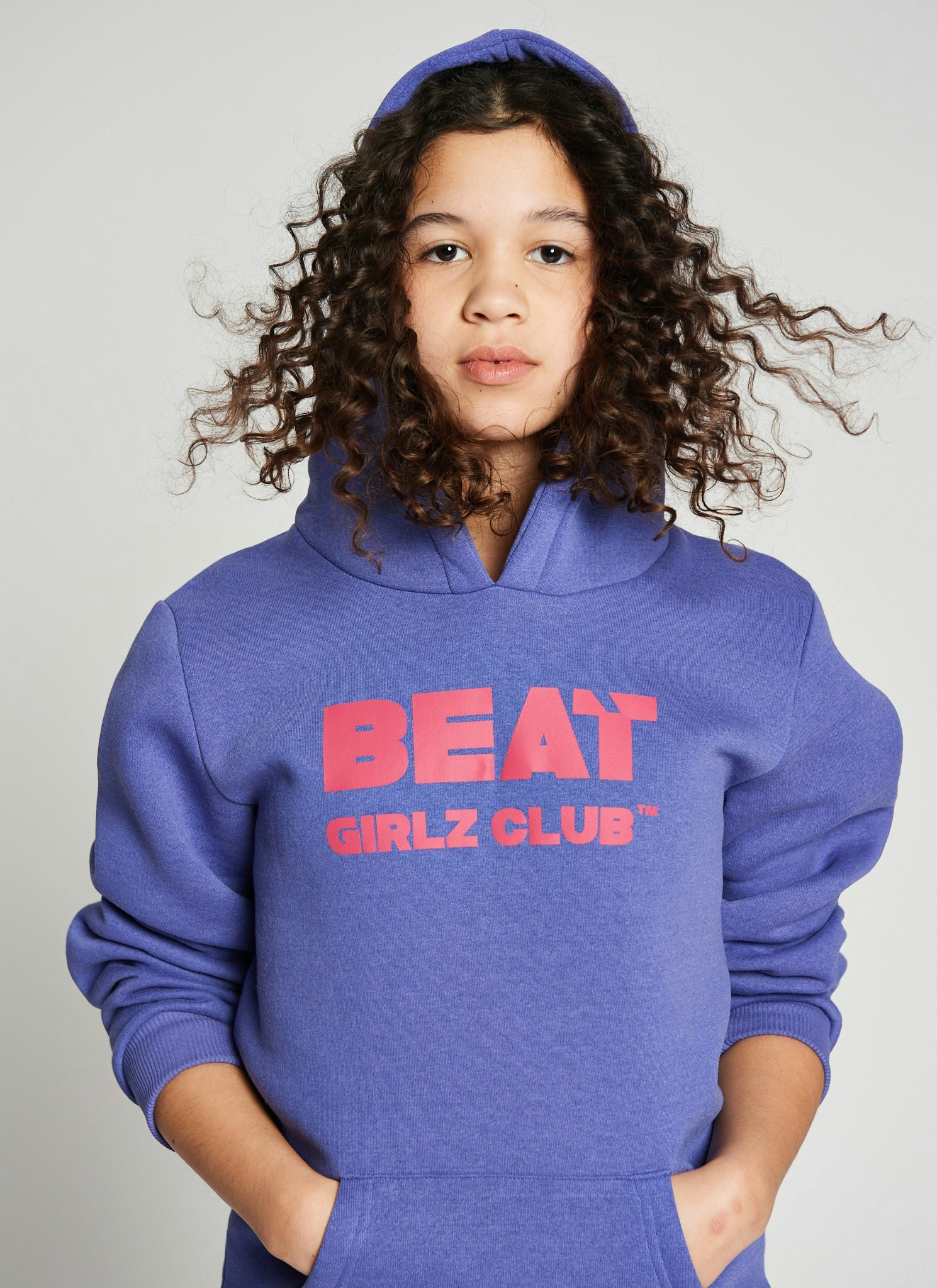 Beat Girlz Club Purple Aerial Hoodie - Electric - 11/12