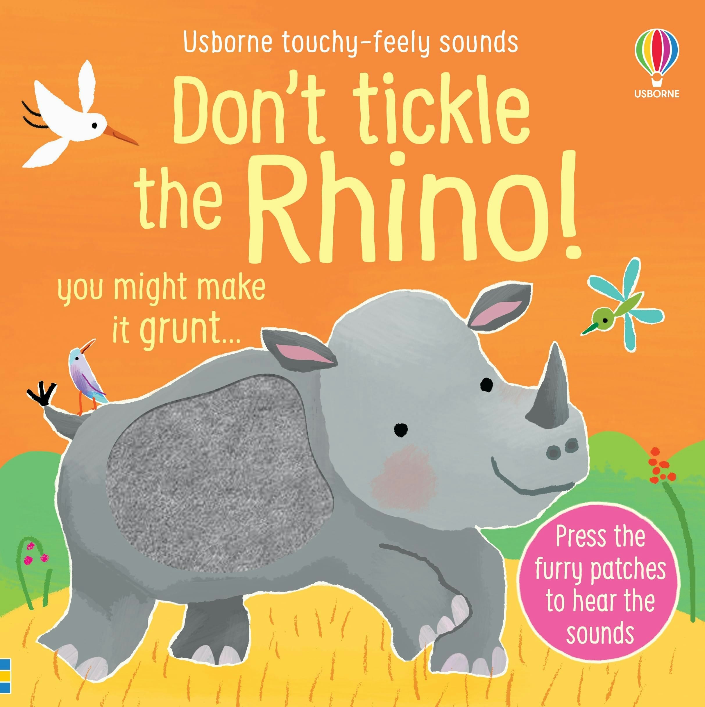 Usborne Publishing Ltd Don't Tickle The Rhino (Don't Tickle Touchy Feely Sound Books)