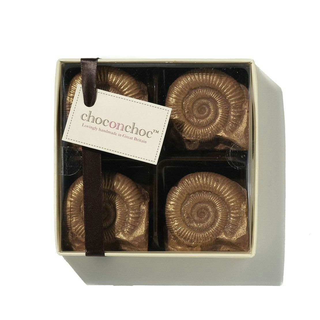 Choc On Choc Gold Chocolate Fossils