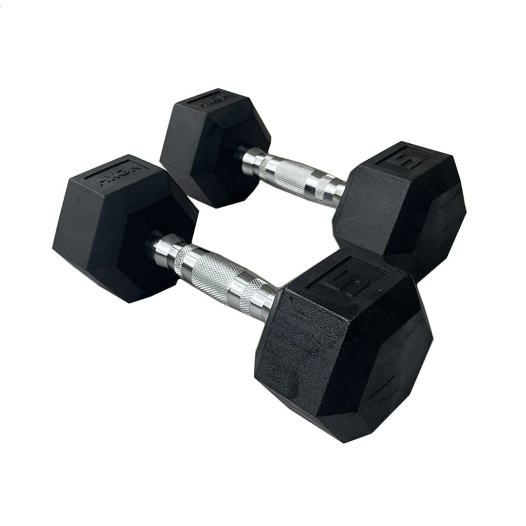 Hxgn Unisex Black 2 X Pro Hex Dumbbells (Pair) In 5Kg - Image 3