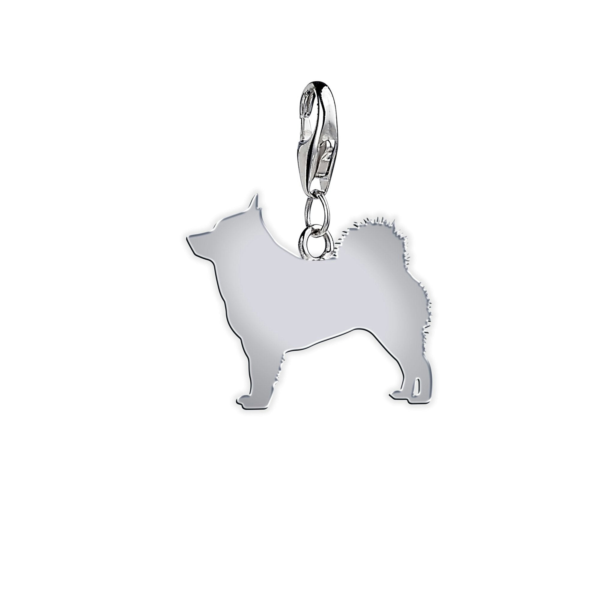 Mylee London Silver Schipperke Silhouette Charm - Yes - Clip On Charm
