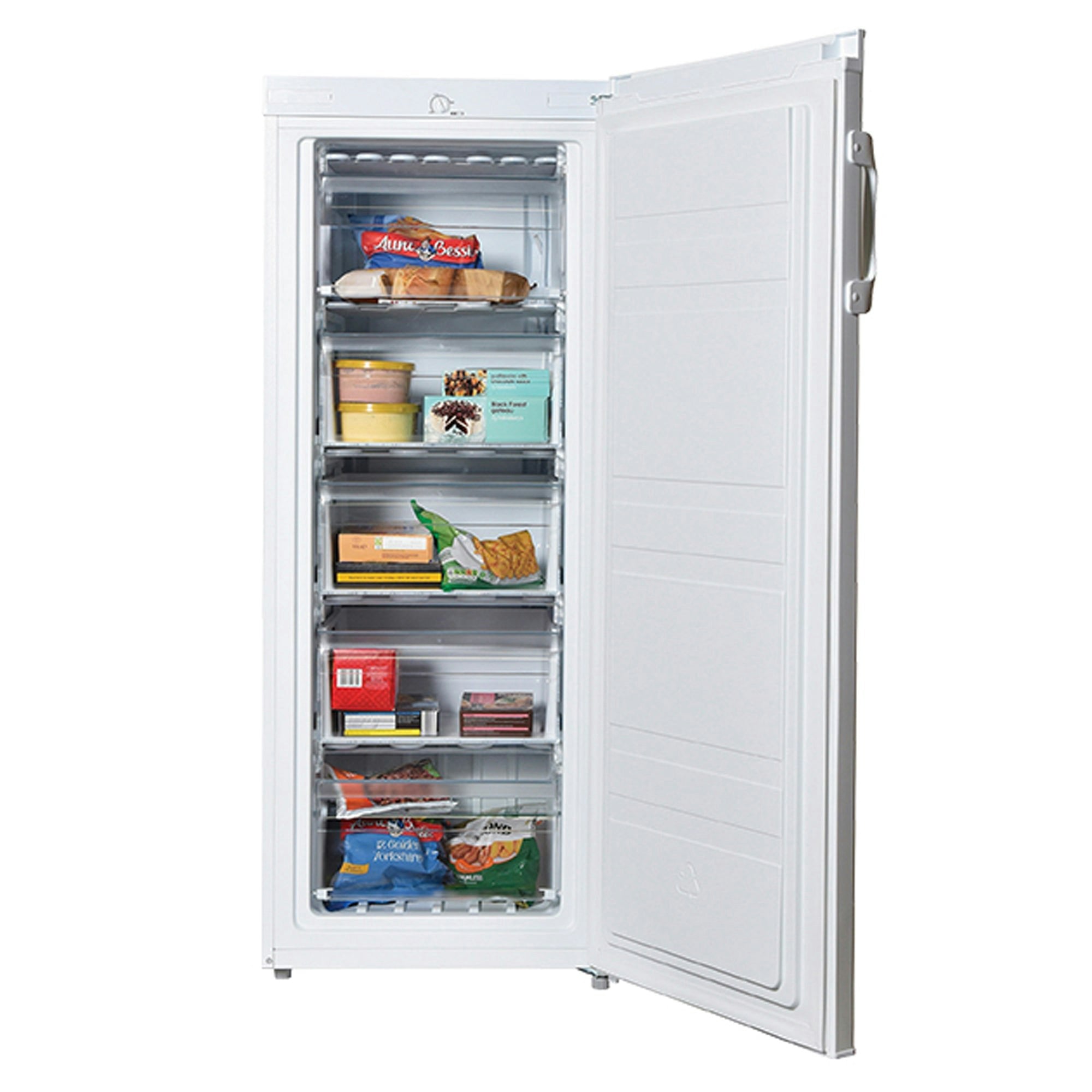Igenix White Freestanding Tall Freezer, 55Cm Wide