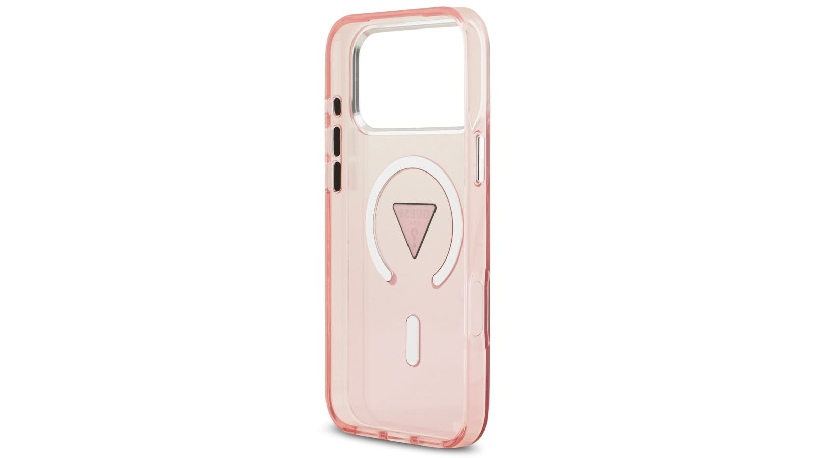 Guess Pink Iml Gradient Triangle Logo Case With Magsafe For Iphone 17 Pro Max 6.9" - Guhmp17xhgtmlcgp
