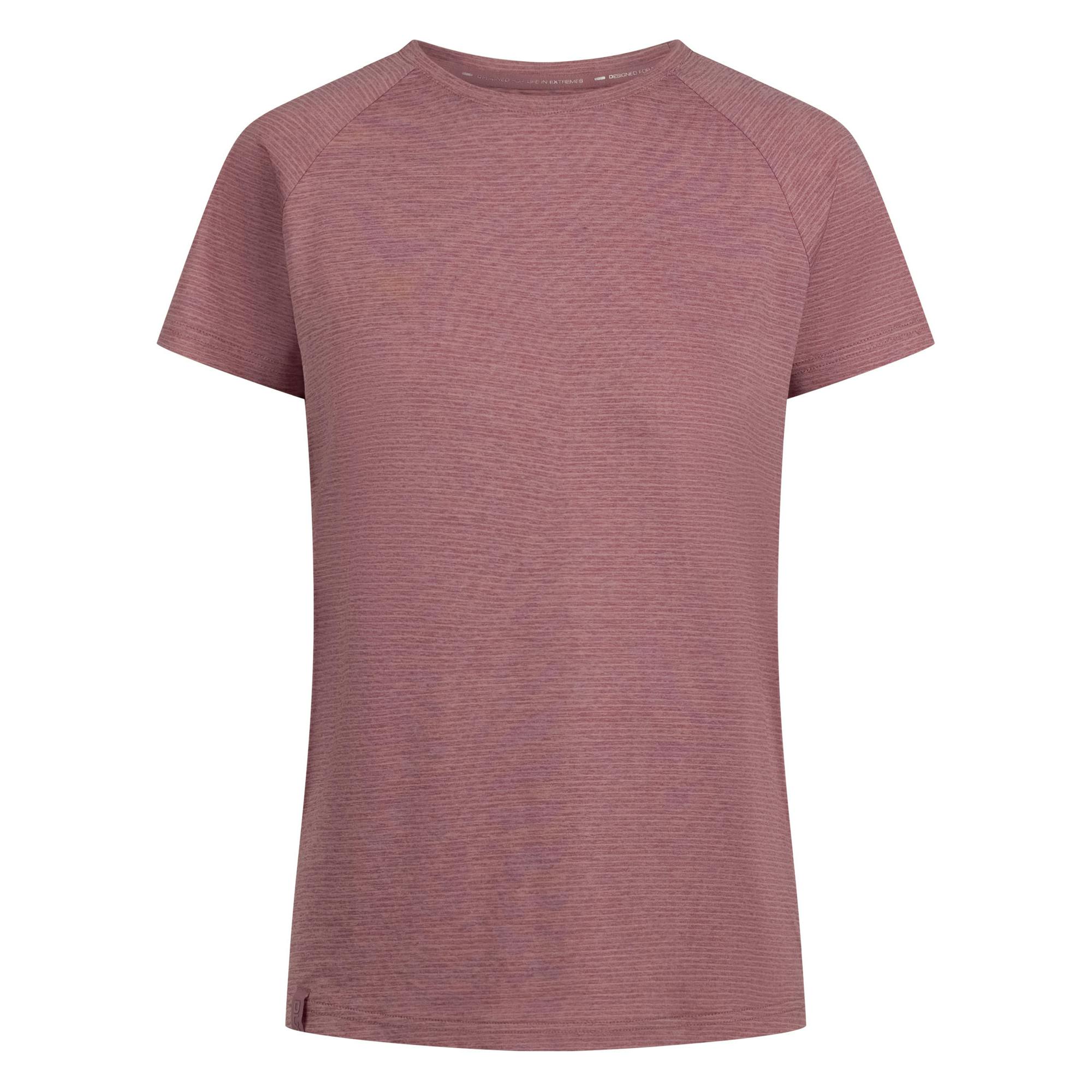 Trespass Women's Josefina Dlx T-Shirt - Carnation Marl - Xs - Carnation Marl - 90% Polyester/10% Elastane