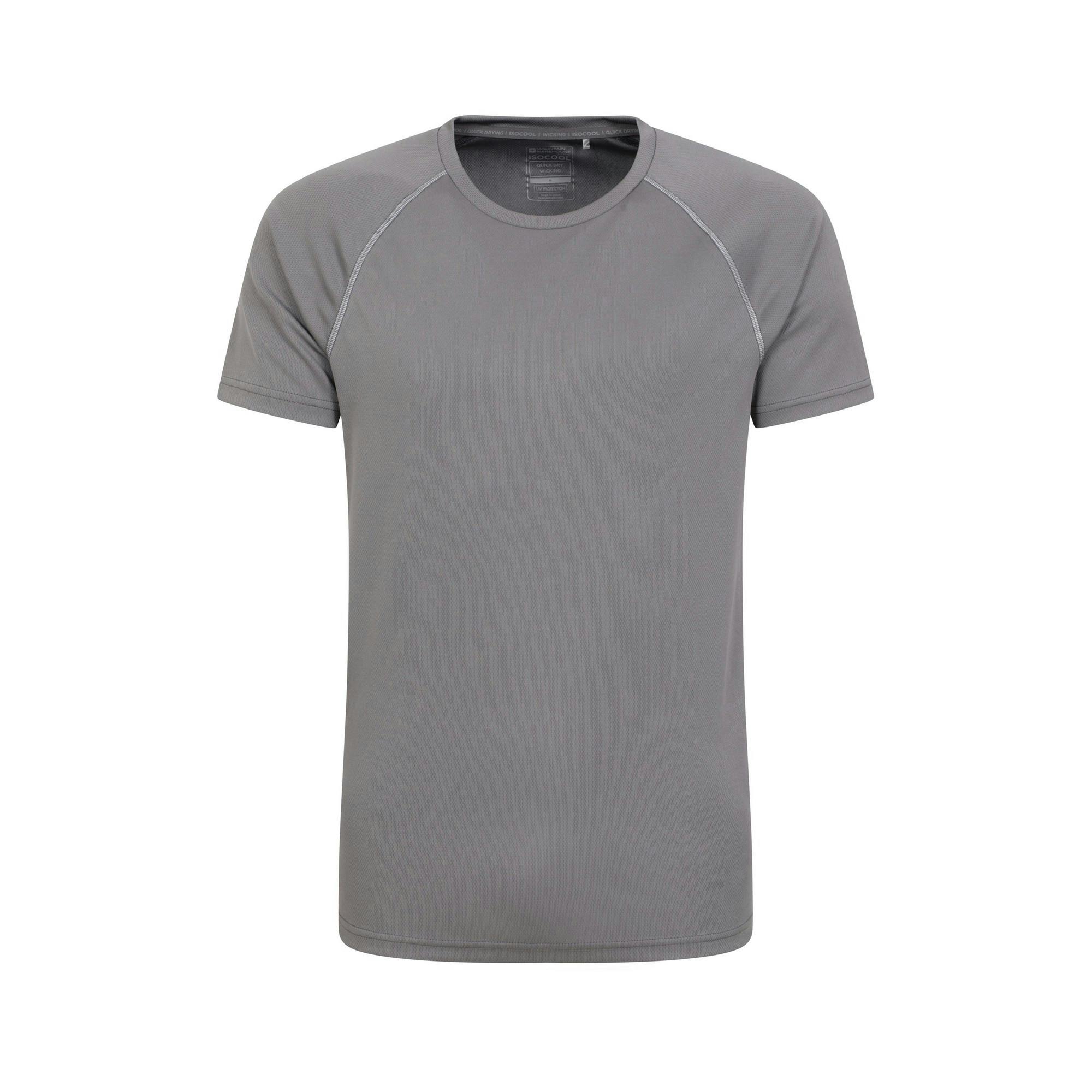 Mountain Warehouse Men's Dark/Grey Endurance Isocool T-Shirt - M - 100% Polyester
