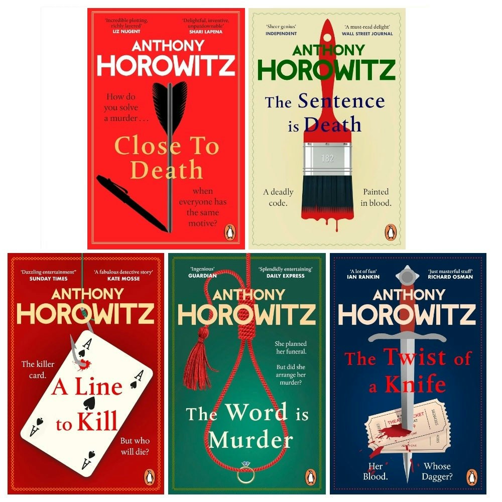 Penguin Hawthorne And Horowitz Mysteries Series 5 Books Collection Set