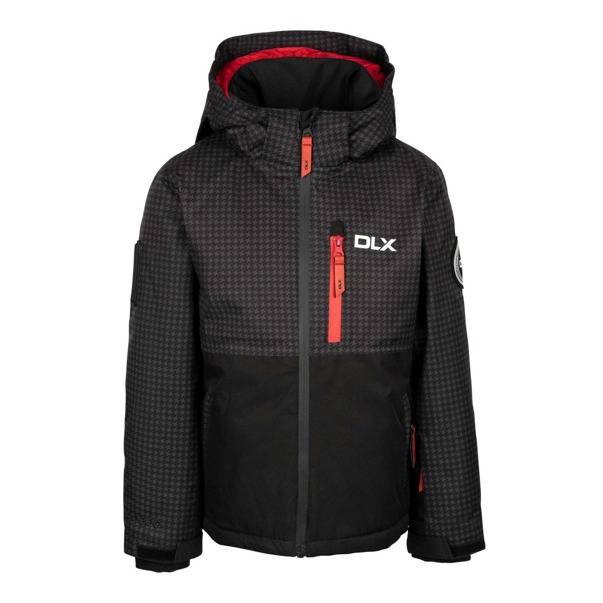 Trespass Black Childrens/Kids Keeya Dlx Ski Jacket - 7-8 Years - 100% Polyester