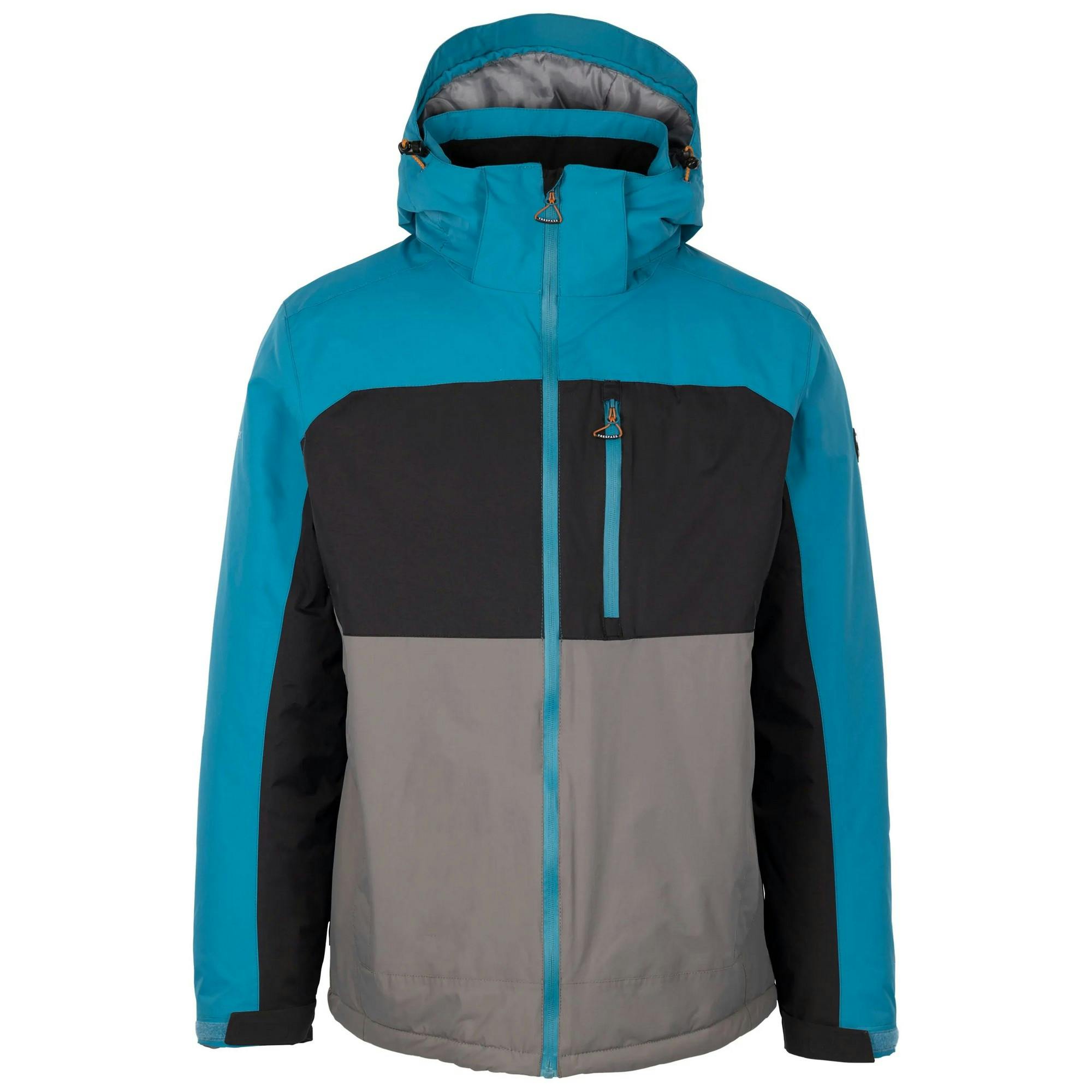 Trespass Men's Blue Dulverton Padded Jacket - Bondi - L - Bondi - 100% Polyamide