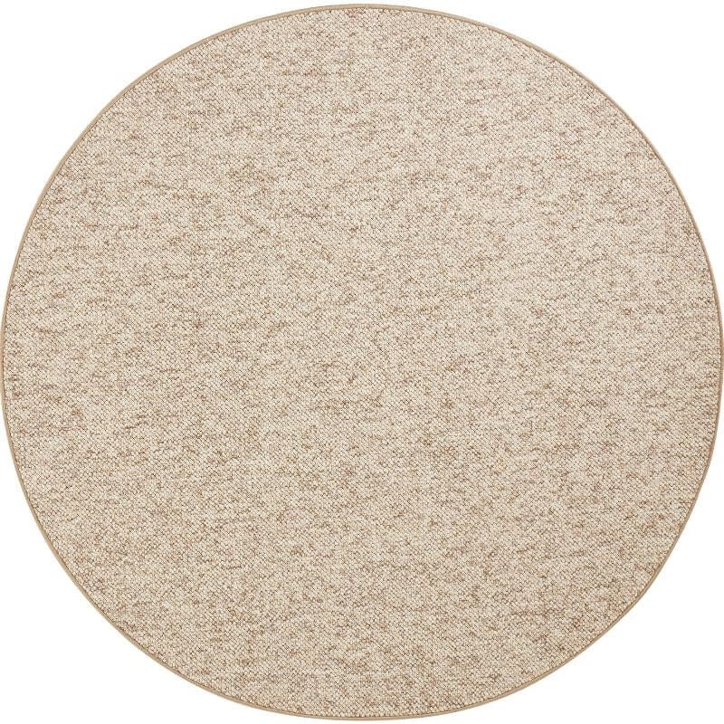 Rackhams Beige Wolly Tufted Wool-Look Rug - Ø 200 Cm