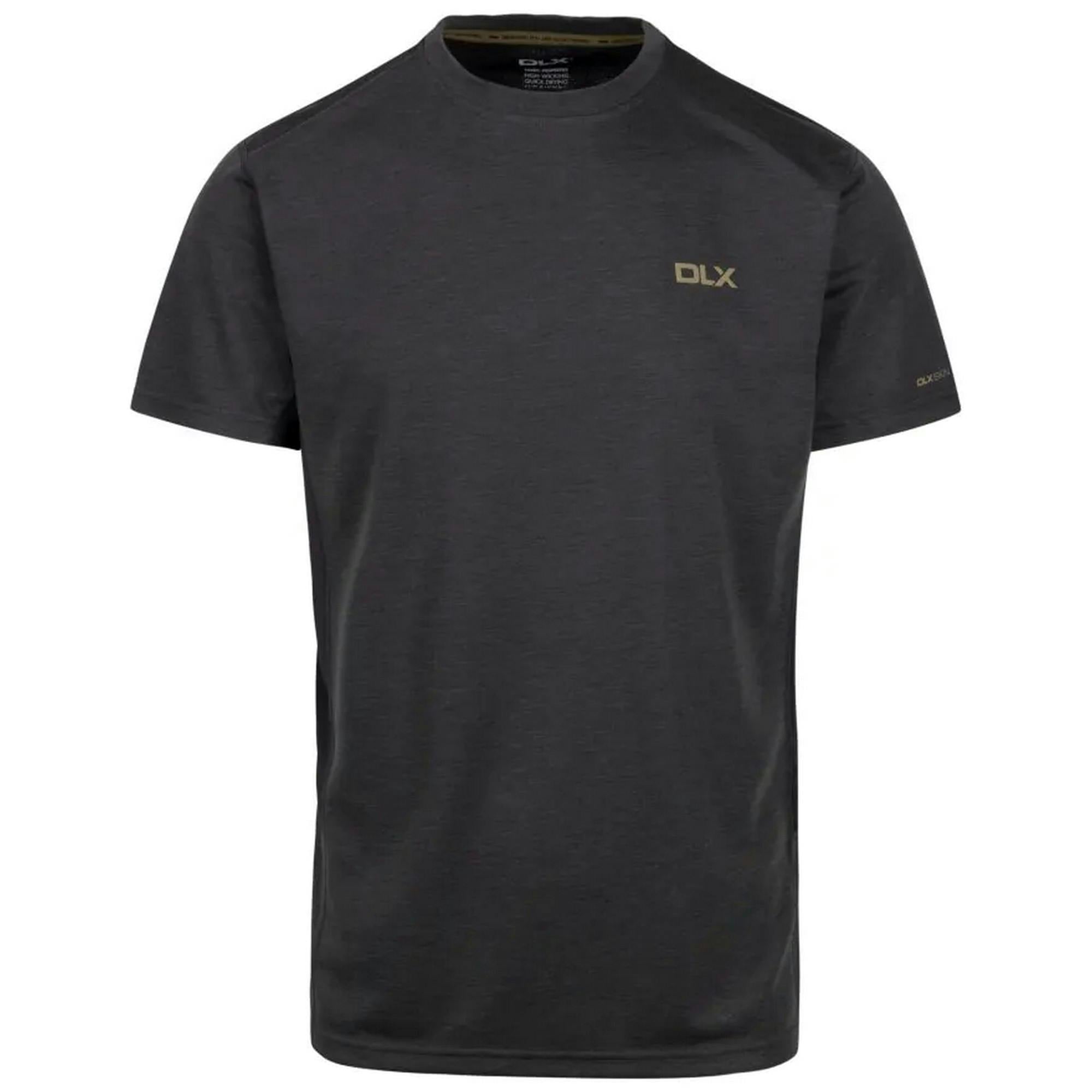 Trespass Men's Dark/Grey Garvey Dlx Marl T-Shirt - Marl - M - Marl - 84% Polyester/16% Lyocell