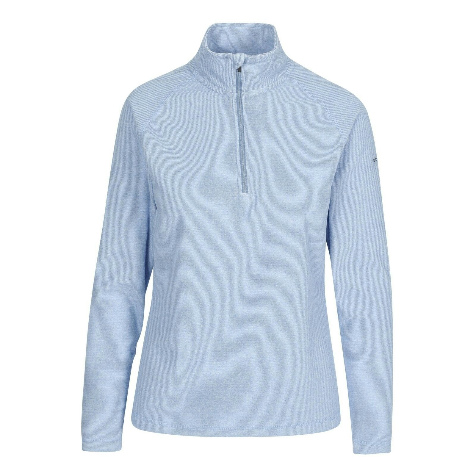 Trespass Women's Blue Meadows Fleece Top - Denim - Denim - Medium
