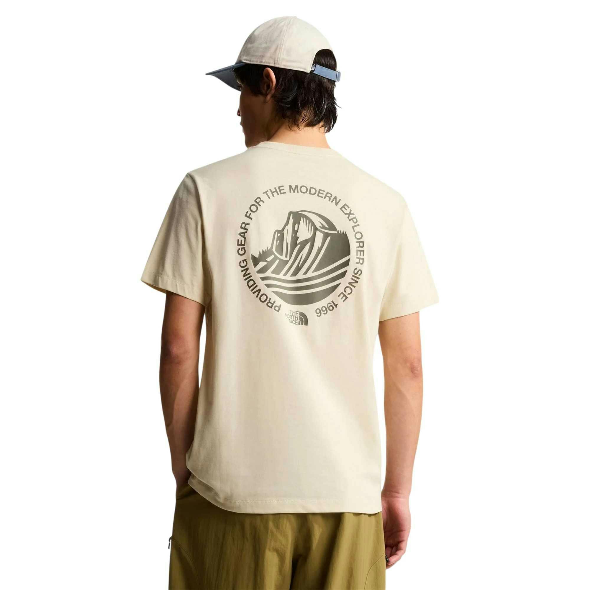 The North Face Men's Monte Graphic T-Shirt - Desert/Stone - Xl - Desert/Stone - 60% Cotton/40% Polyester