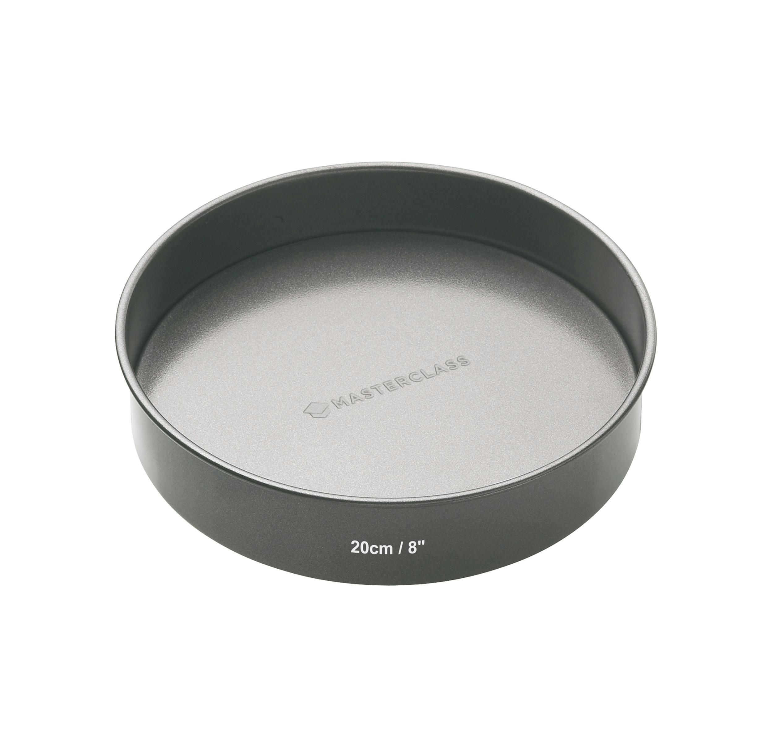 Rackhams Grey Non-Stick Loose Base Sandwich Pan, 20Cm - Steel - Baking Tin