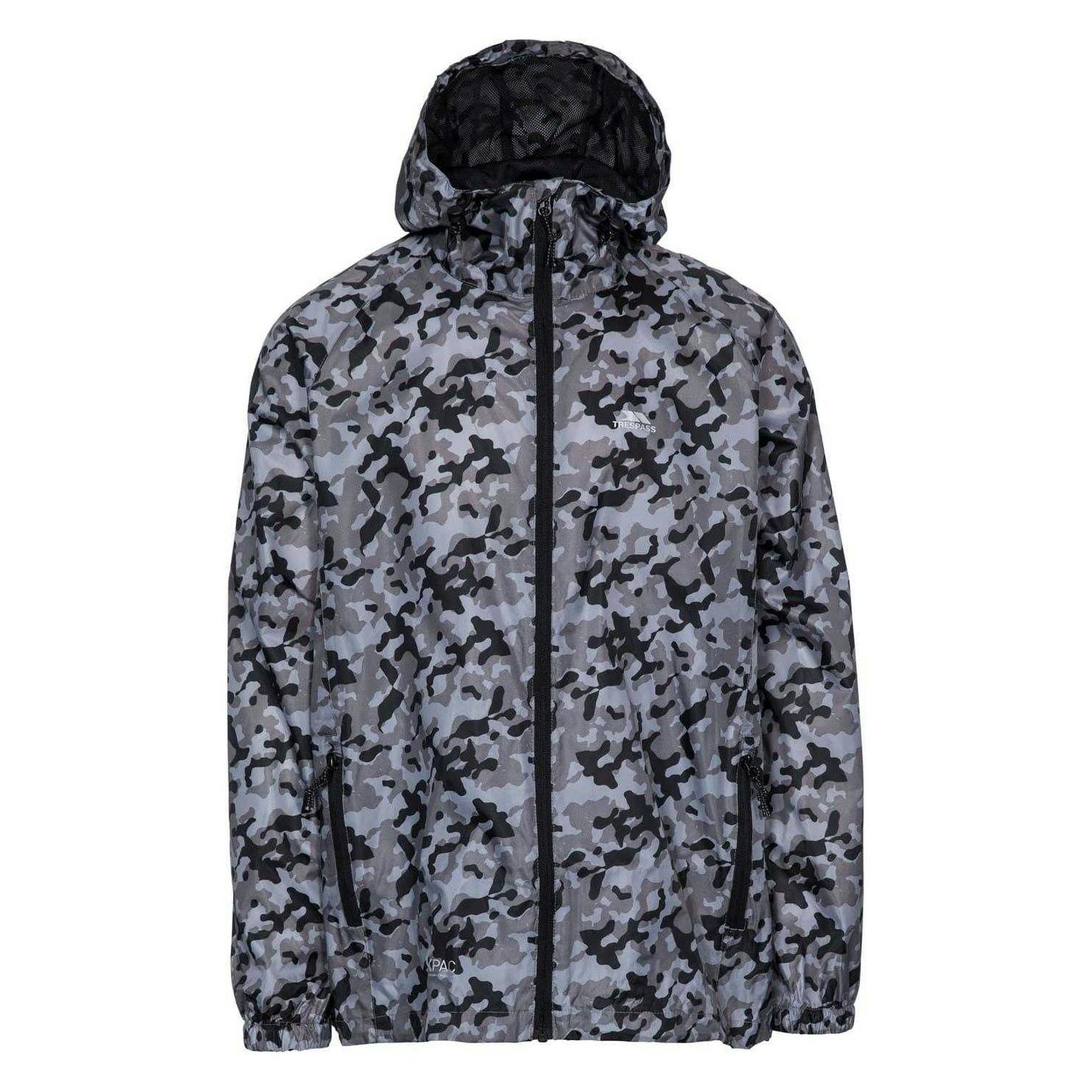Trespass Womens/Ladies Qikpac Camouflage Packaway Raincoat - Image 2